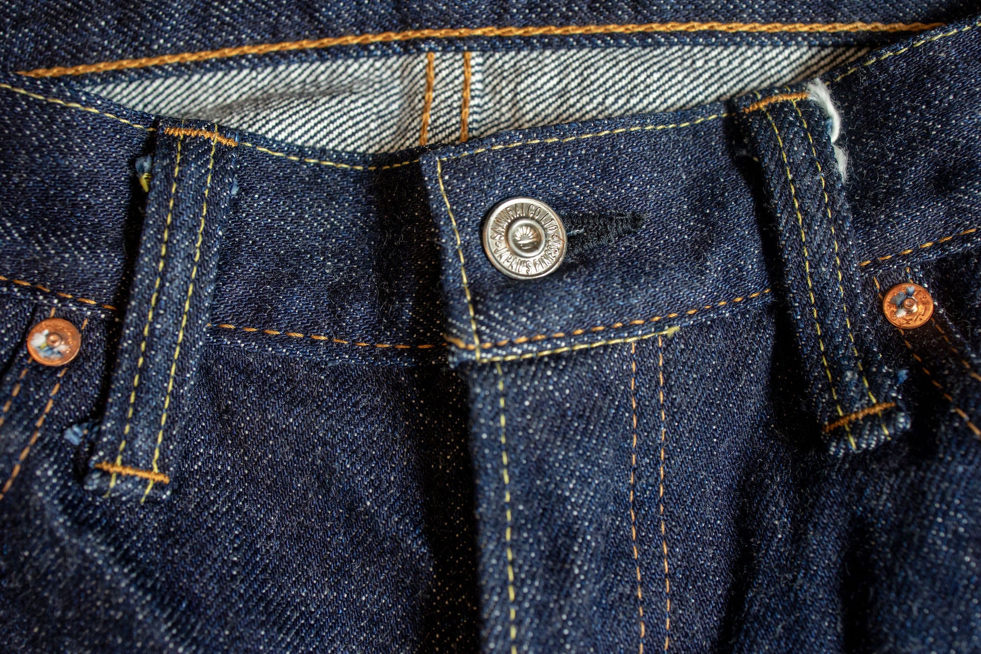 Samurai S520XX21oz 21oz Cho-Kiwami Selvedge Regular Taper - One Wash