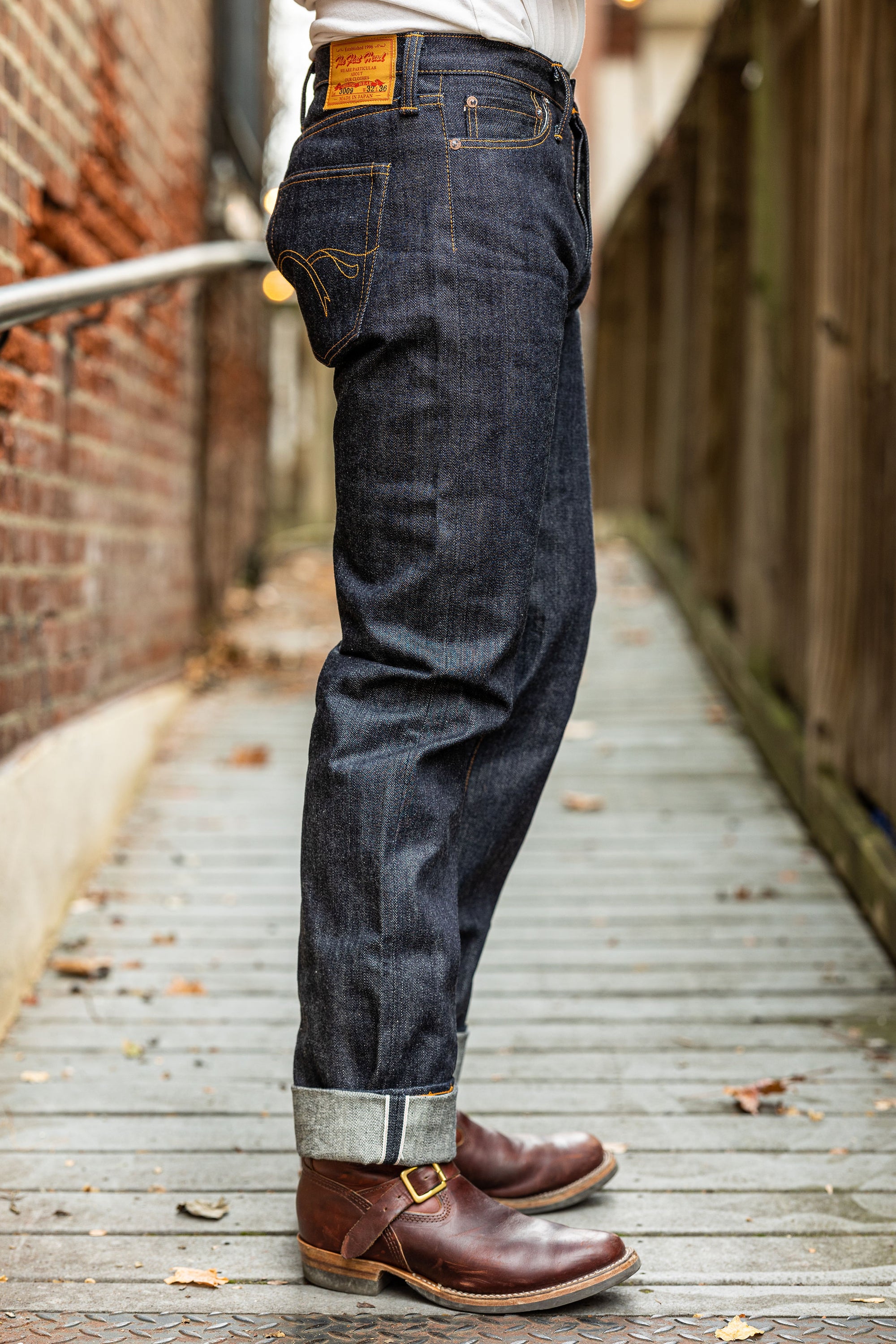 The Flat Head 3009 Slim Straight - 14.5oz Selvedge Denim (Unsanforized)