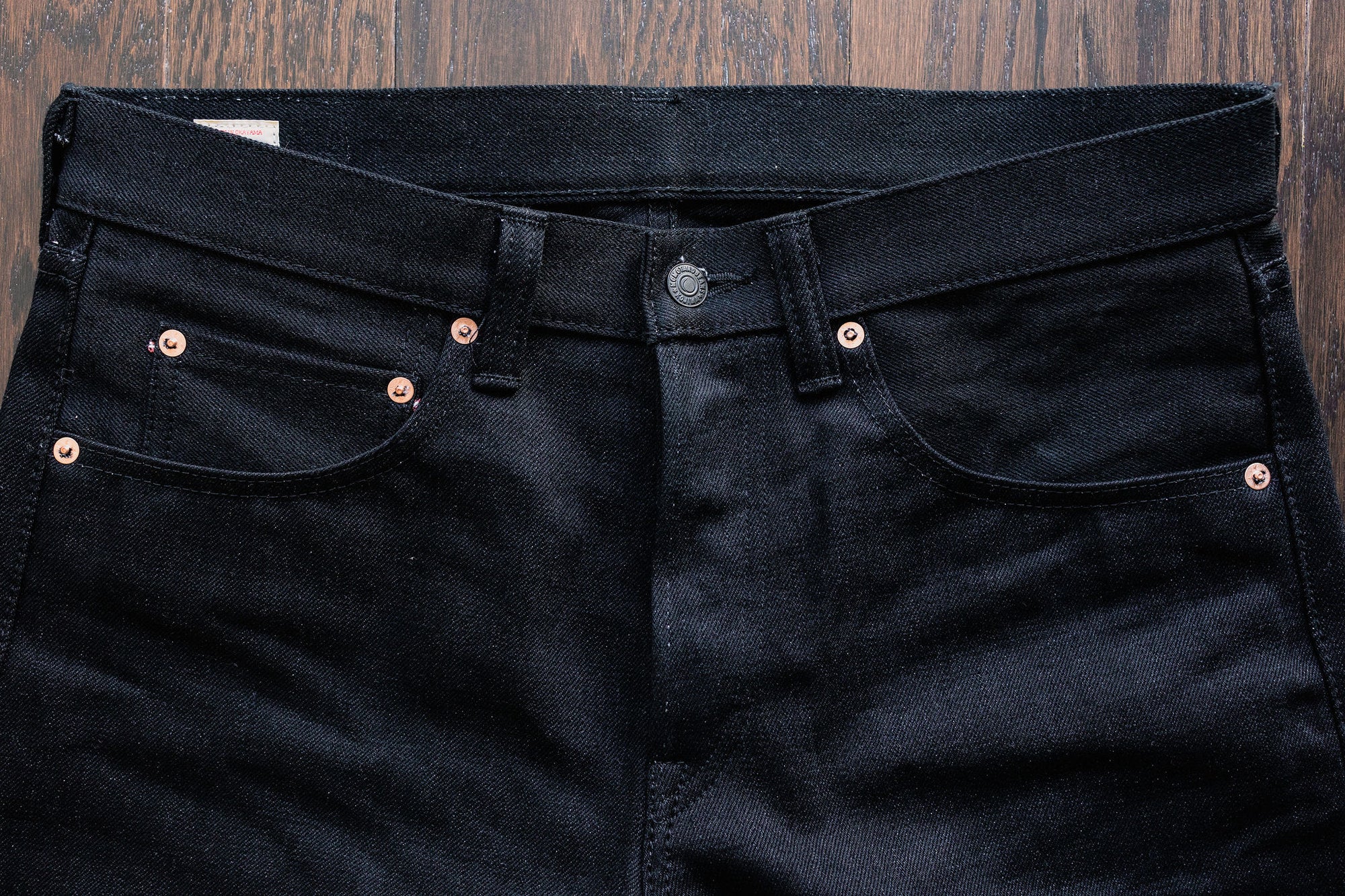 Momotaro 0306-B Tight Tapered 15.7oz Zimbabwe - Black