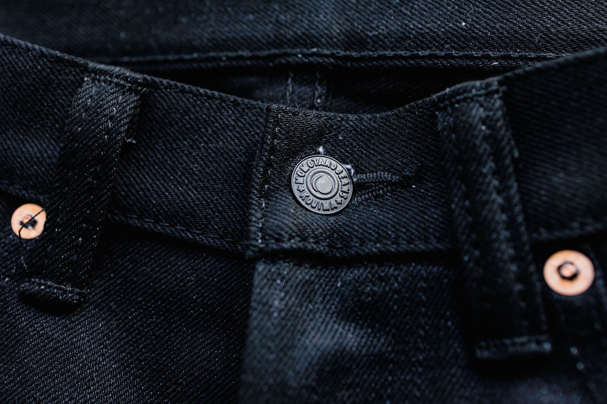 Momotaro 0306-B Tight Tapered 15.7oz Zimbabwe - Black