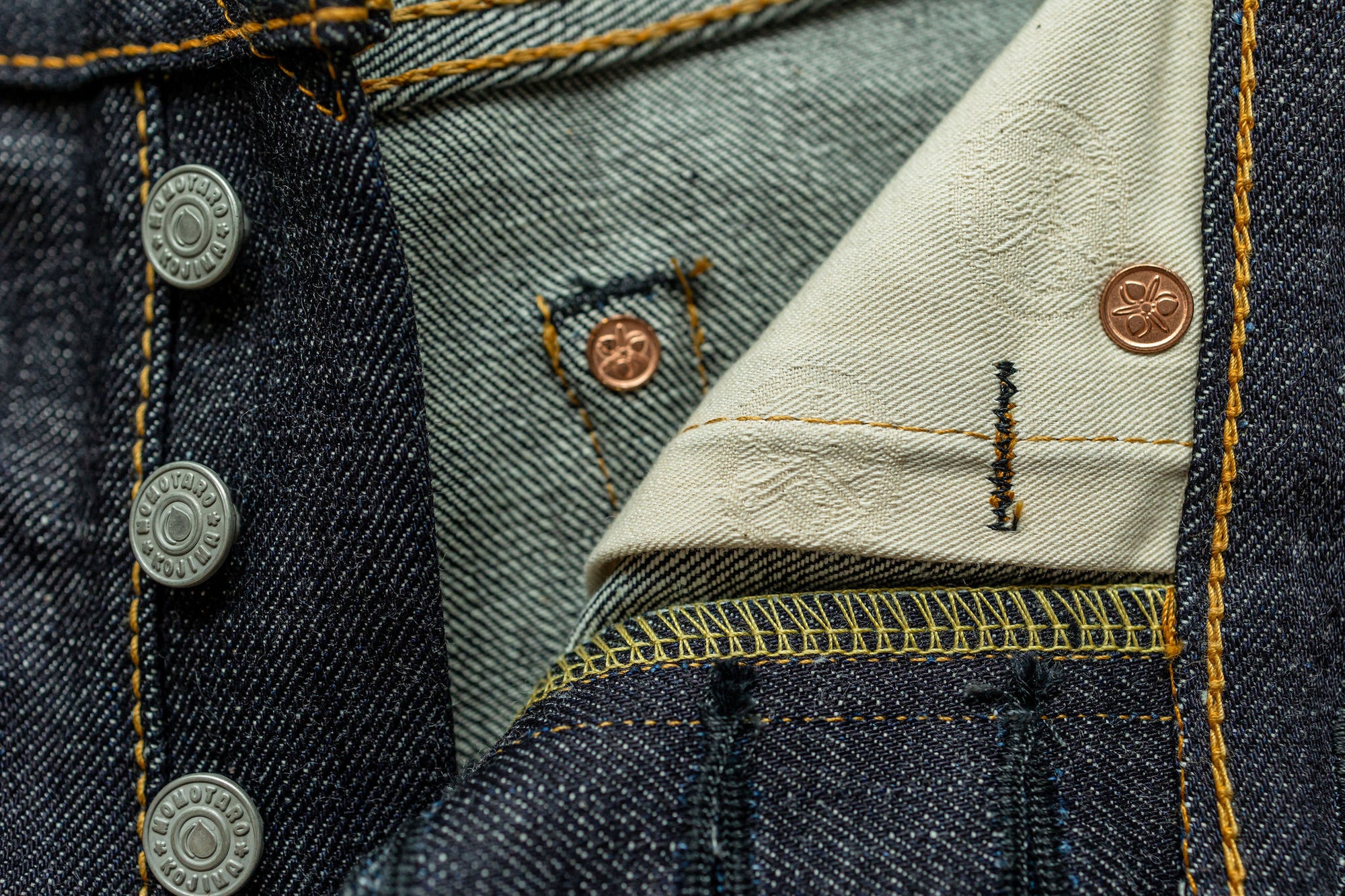 Momotaro 0605-V Natural Tapered 15.7oz Zimbabwe - Indigo
