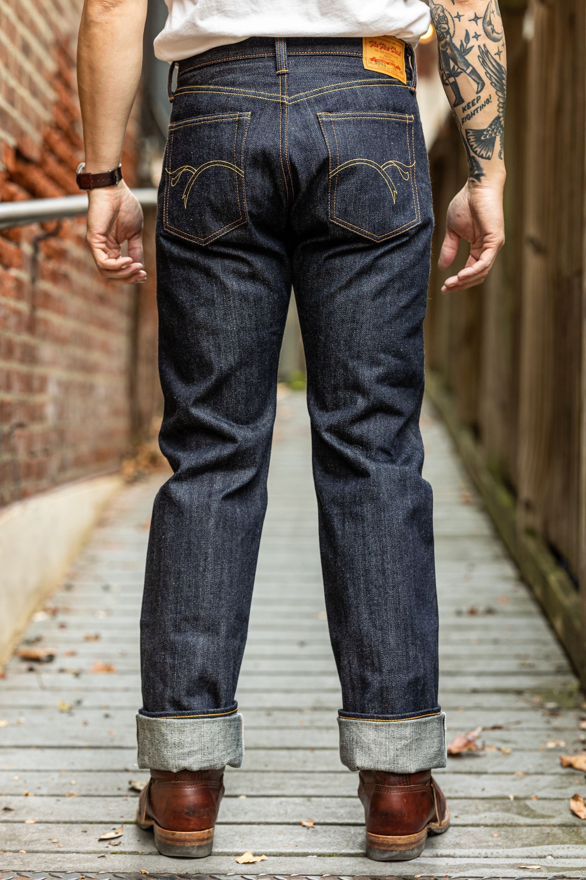 The Flat Head 3005 Straight - 14.5oz Selvedge Denim (Unsanforized)