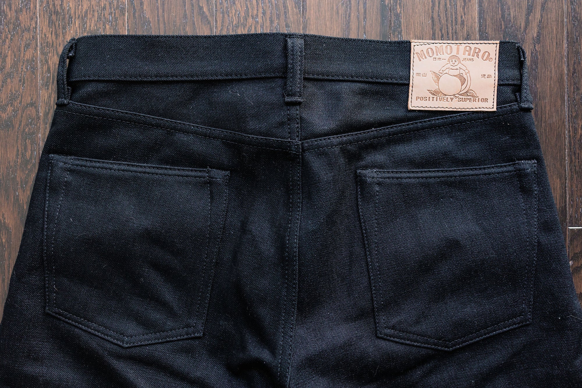 Momotaro 0306-B Tight Tapered 15.7oz Zimbabwe - Black