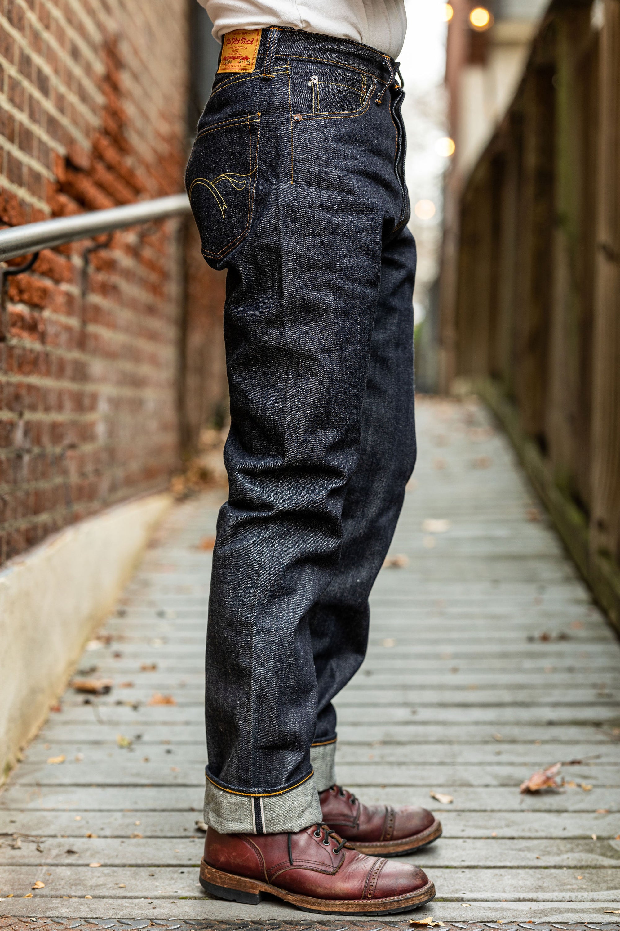 The Flat Head 3004 Straight Tapered - 14.5oz Selvedge Denim (Unsanforized)