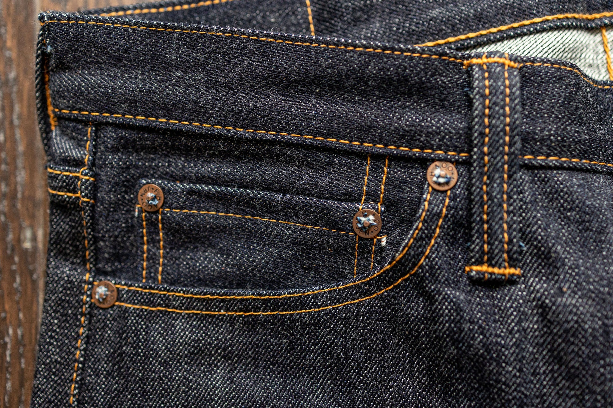 The Flat Head 3009 Slim Straight - 14.5oz Selvedge Denim (Unsanforized)
