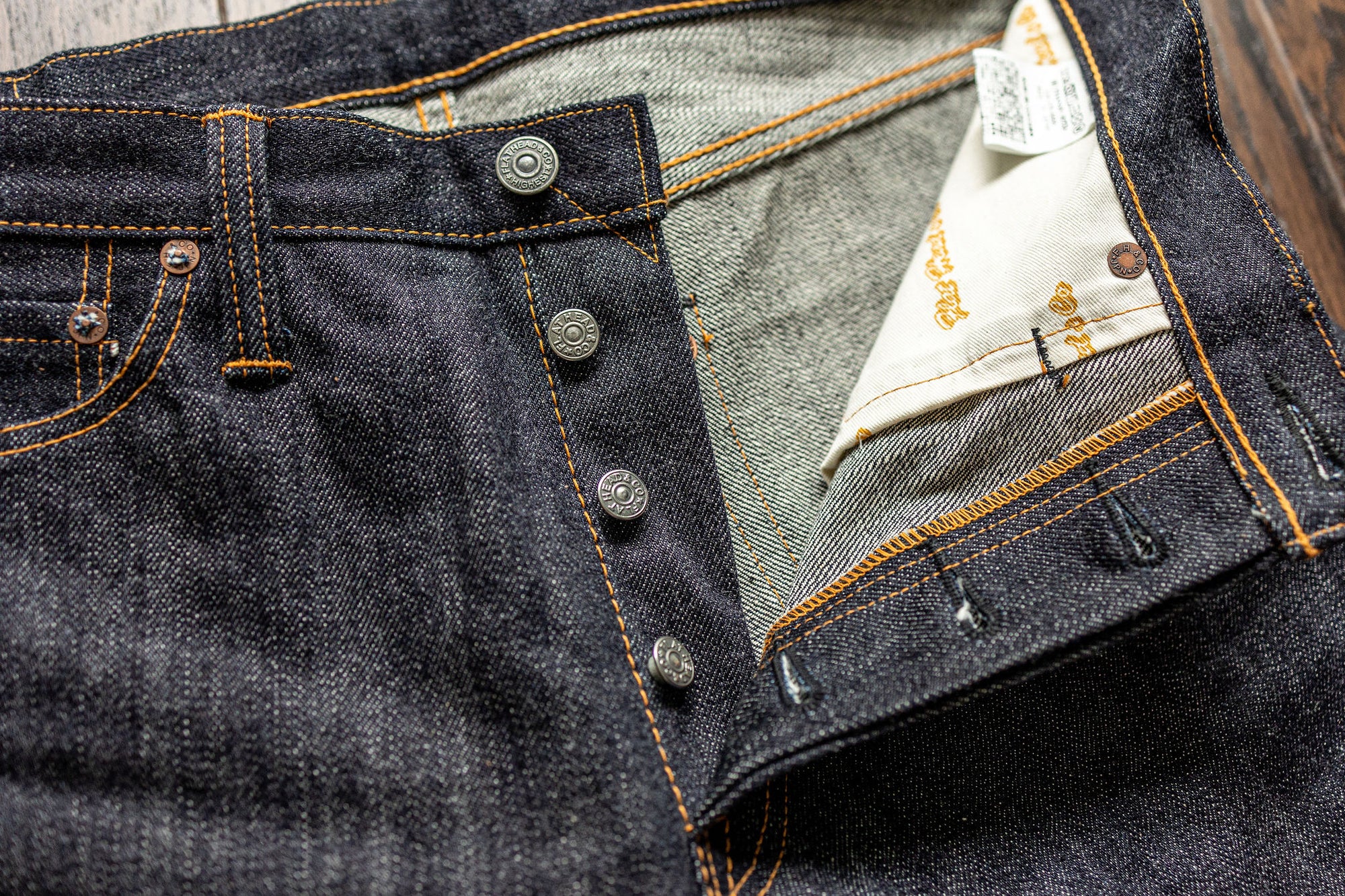 The Flat Head 3009 Slim Straight - 14.5oz Selvedge Denim (Unsanforized)