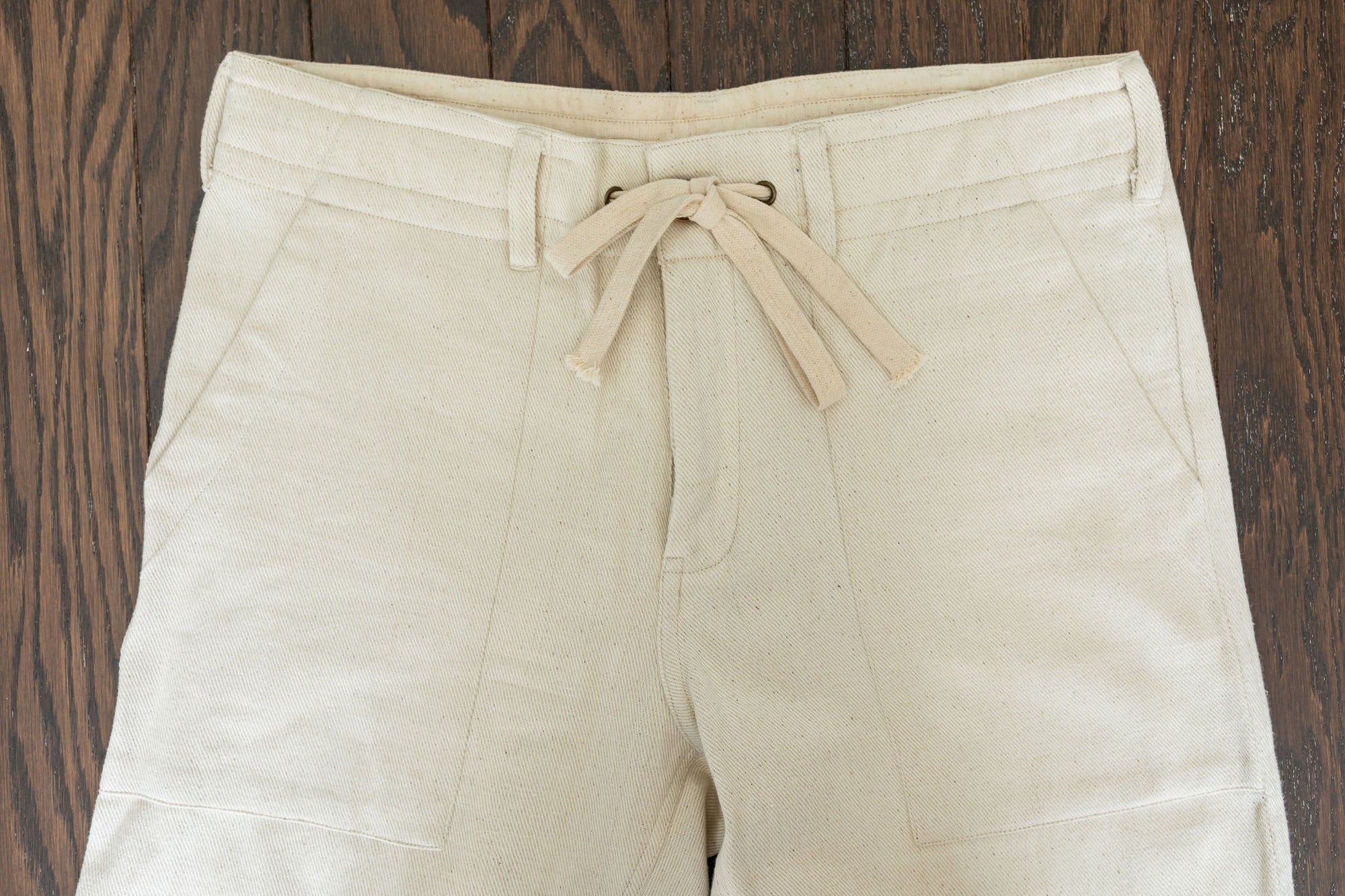 Indi + Ash Obelisk Pant - Handwoven Undyed Denim