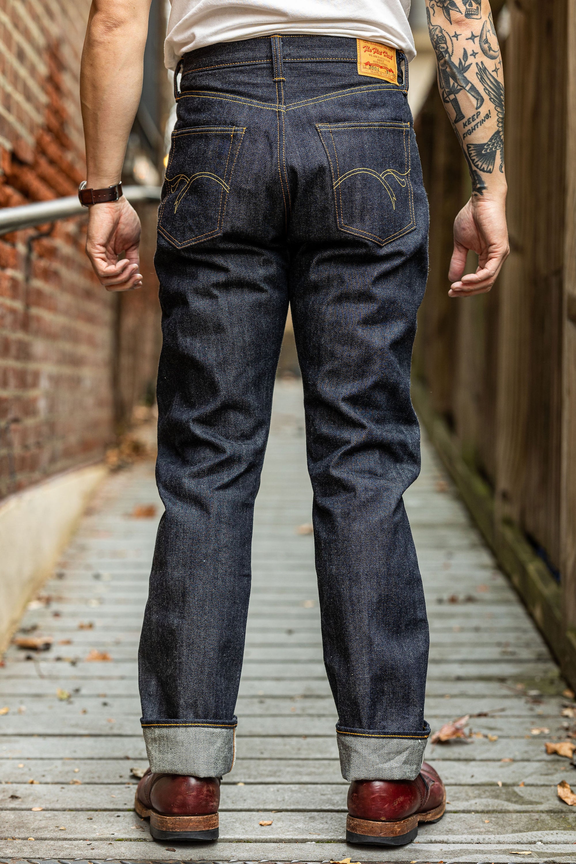 The Flat Head 3004 Straight Tapered - 14.5oz Selvedge Denim (Unsanforized)