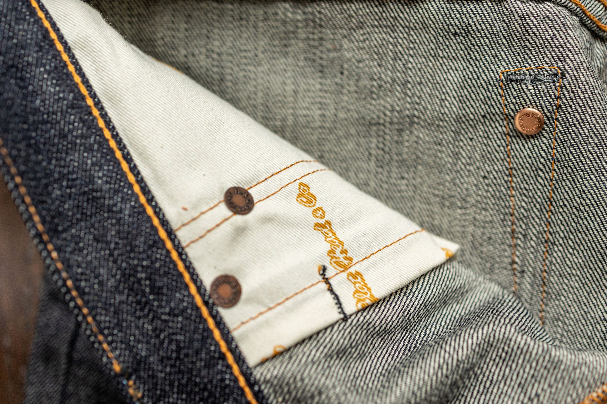 The Flat Head 3002 Slim Tapered - 14.5oz Selvedge Denim (Unsanforized)