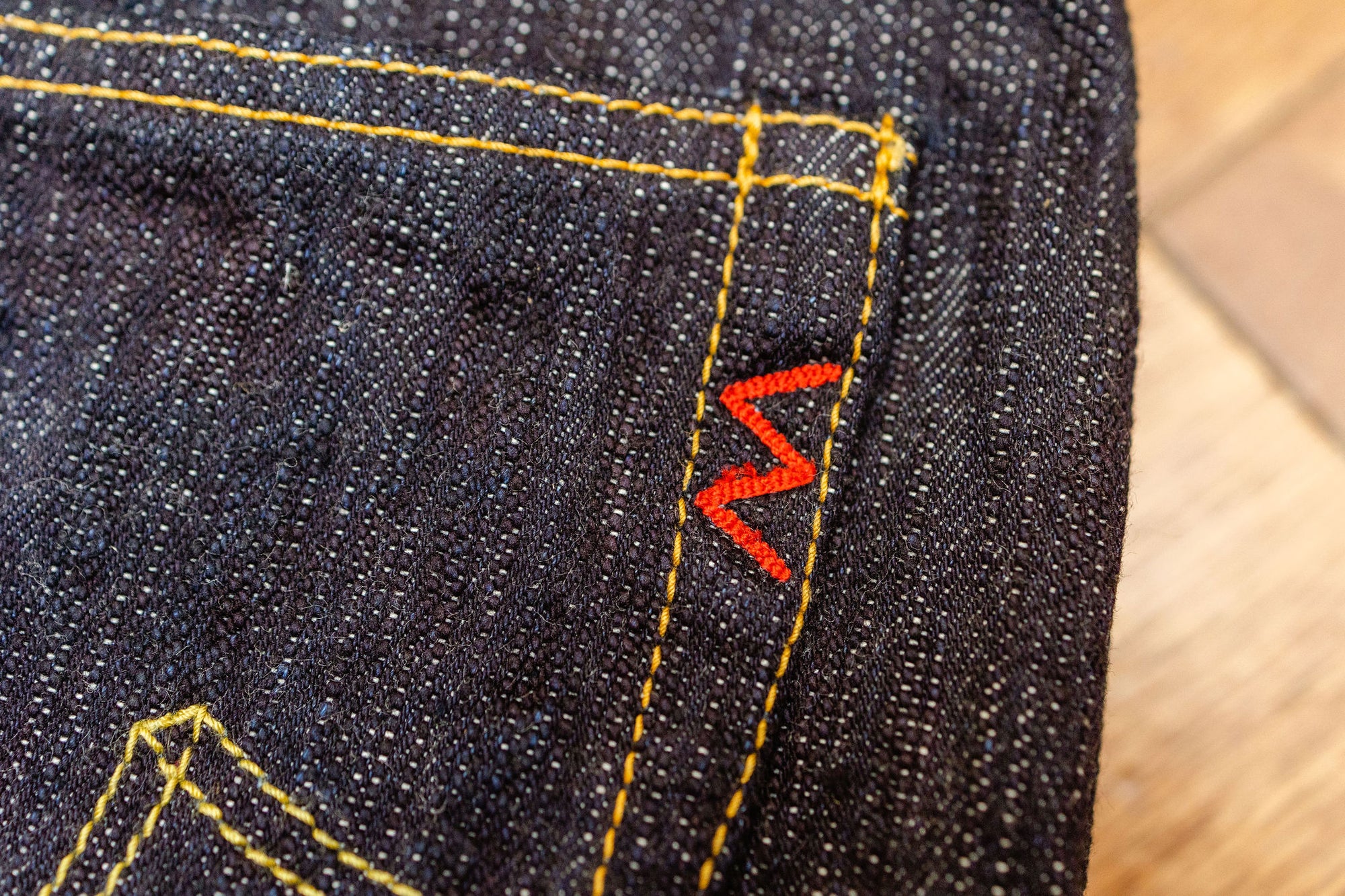 Iron Heart Denim IH-777-SLB 16oz Slubby Selvedge Denim Slim Tapered Cut Jeans - Indigo