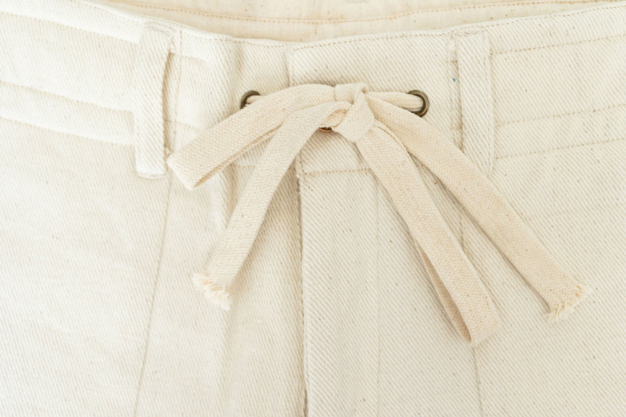 Indi + Ash Obelisk Pant - Handwoven Undyed Denim