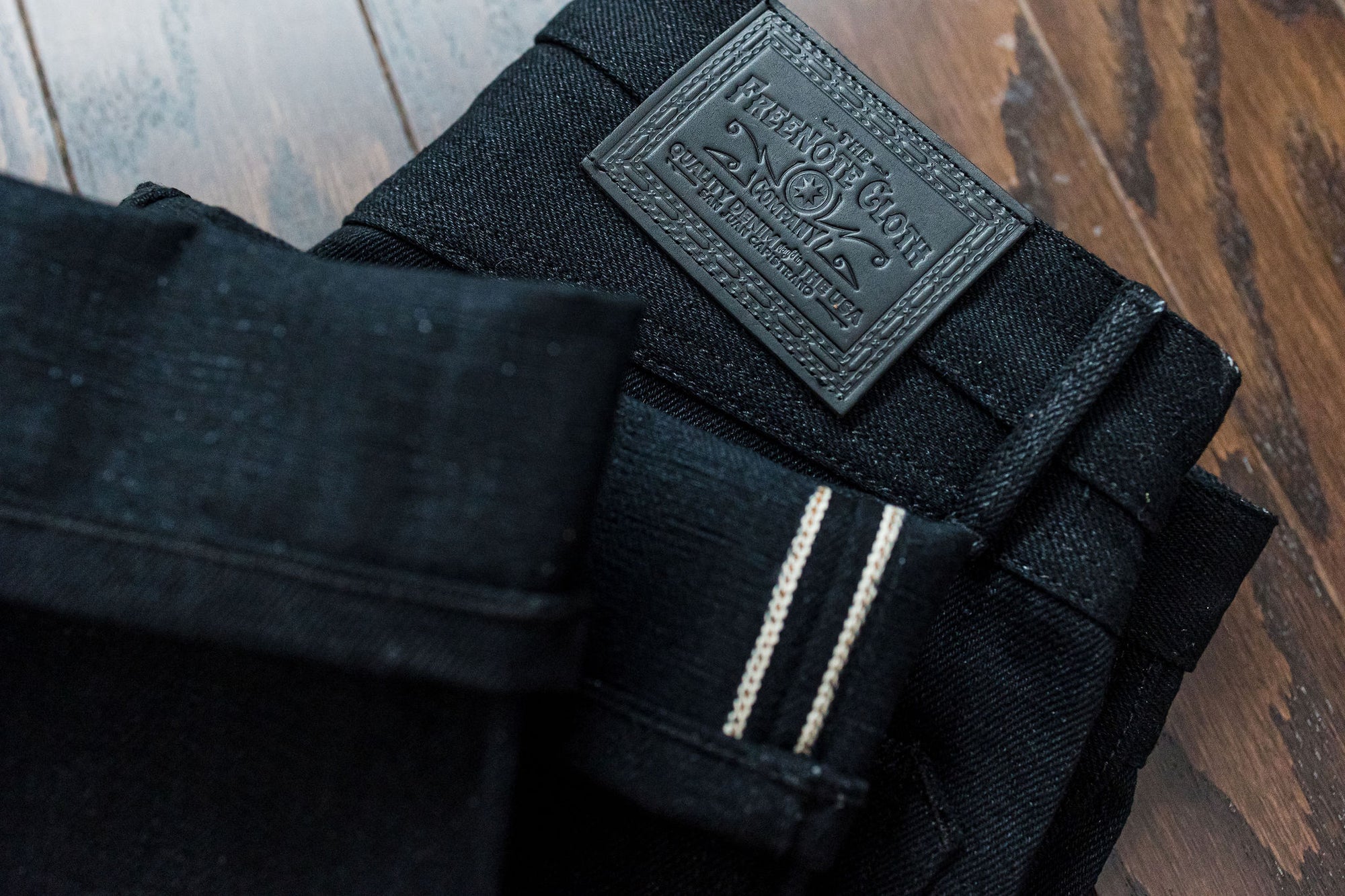 Freenote Cloth Avila - 17oz Black Slub