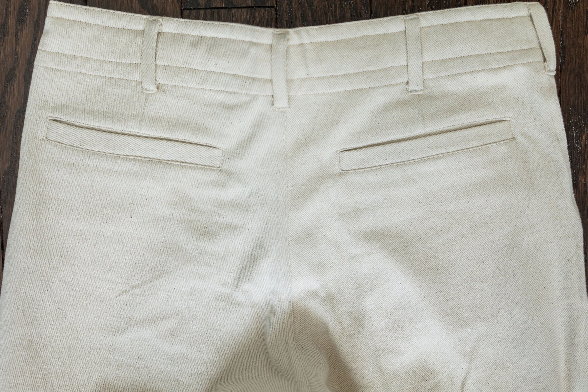 Indi + Ash Obelisk Pant - Handwoven Undyed Denim