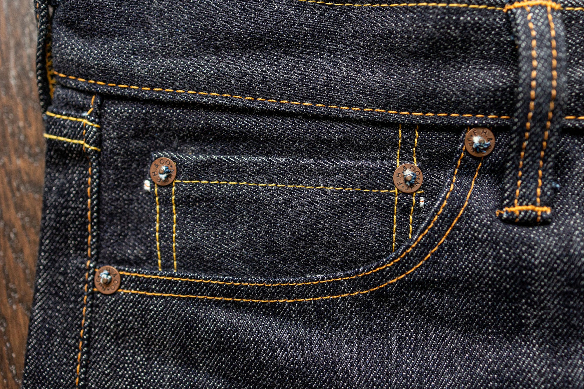 The Flat Head 3005 Straight - 14.5oz Selvedge Denim (Unsanforized)