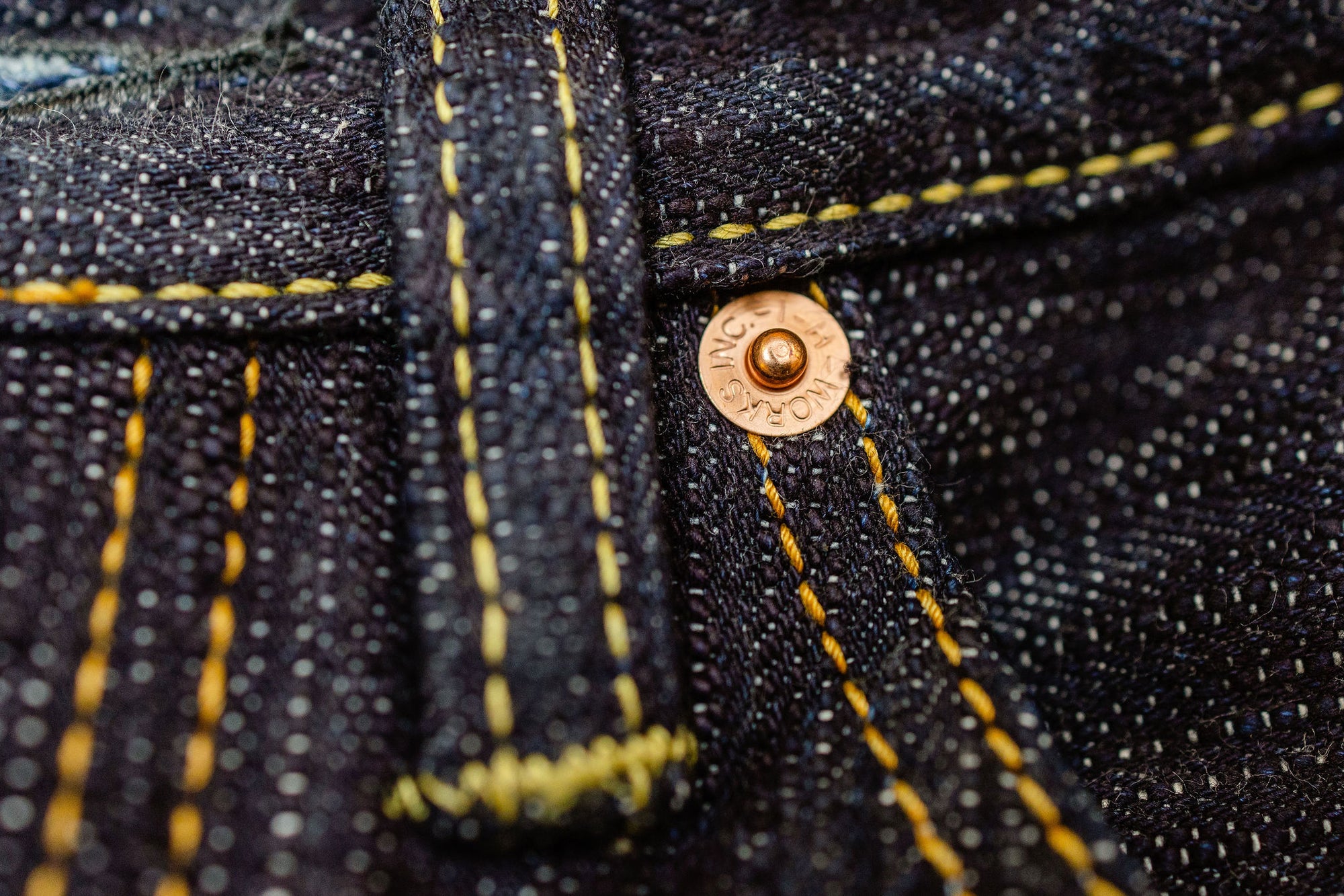 Iron Heart Denim IH-777-SLB 16oz Slubby Selvedge Denim Slim Tapered Cut Jeans - Indigo