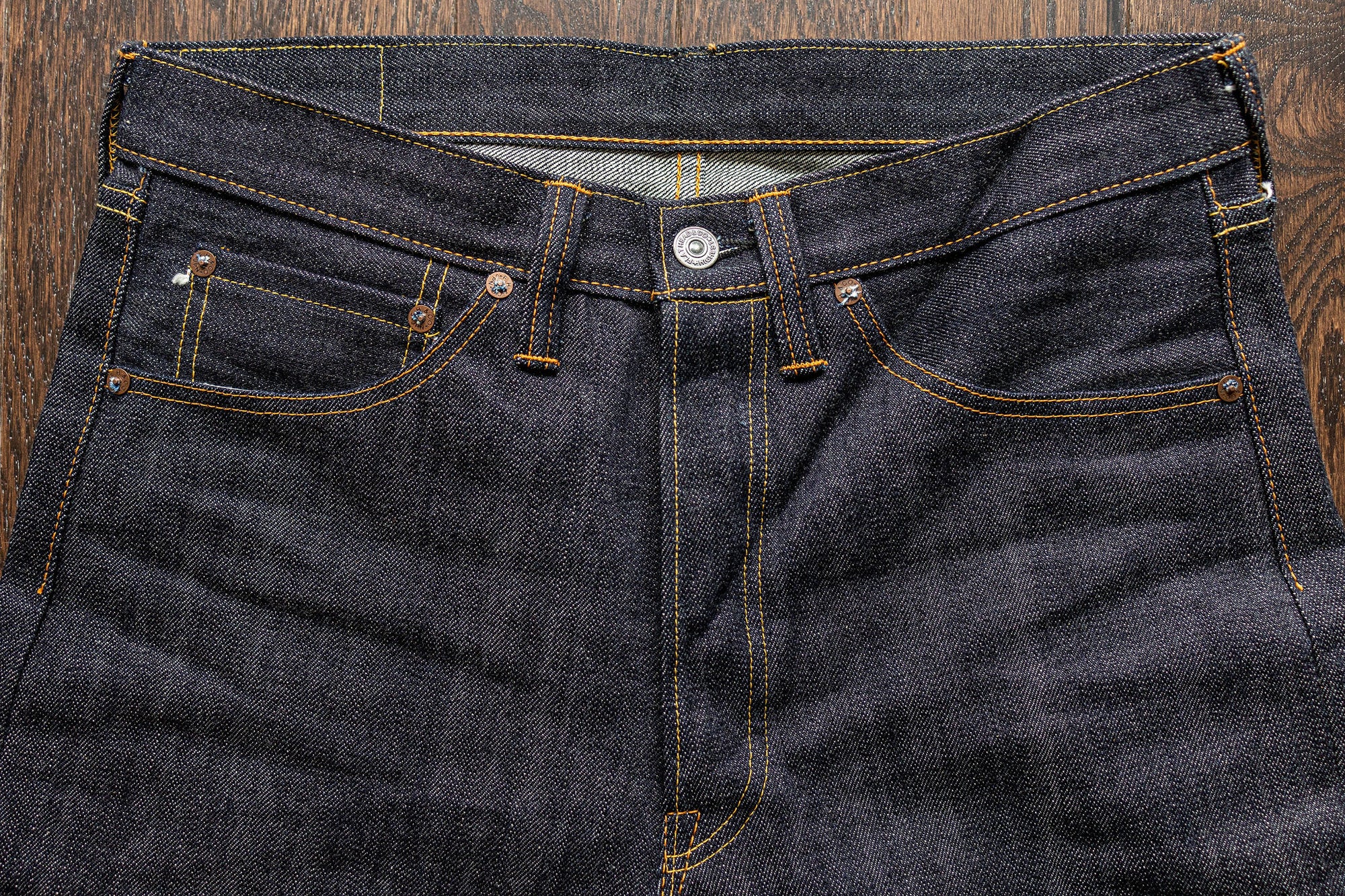 The Flat Head 3004 Straight Tapered - 14.5oz Selvedge Denim (Unsanforized)
