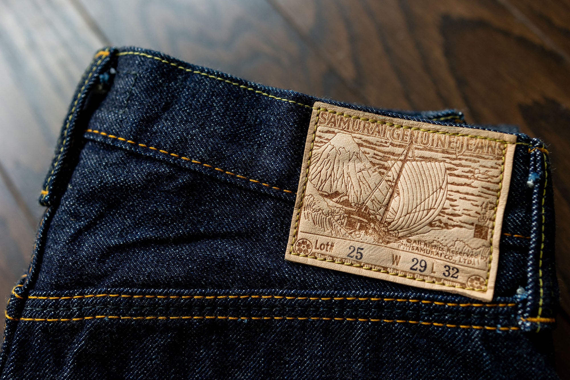 Samurai S004JP 15oz Yamato Series Slim Tapered - One Wash