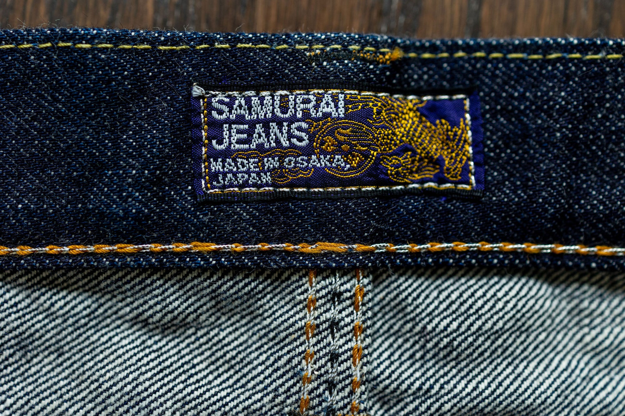 Samurai S004JP 15oz Yamato Series Slim Tapered - One Wash