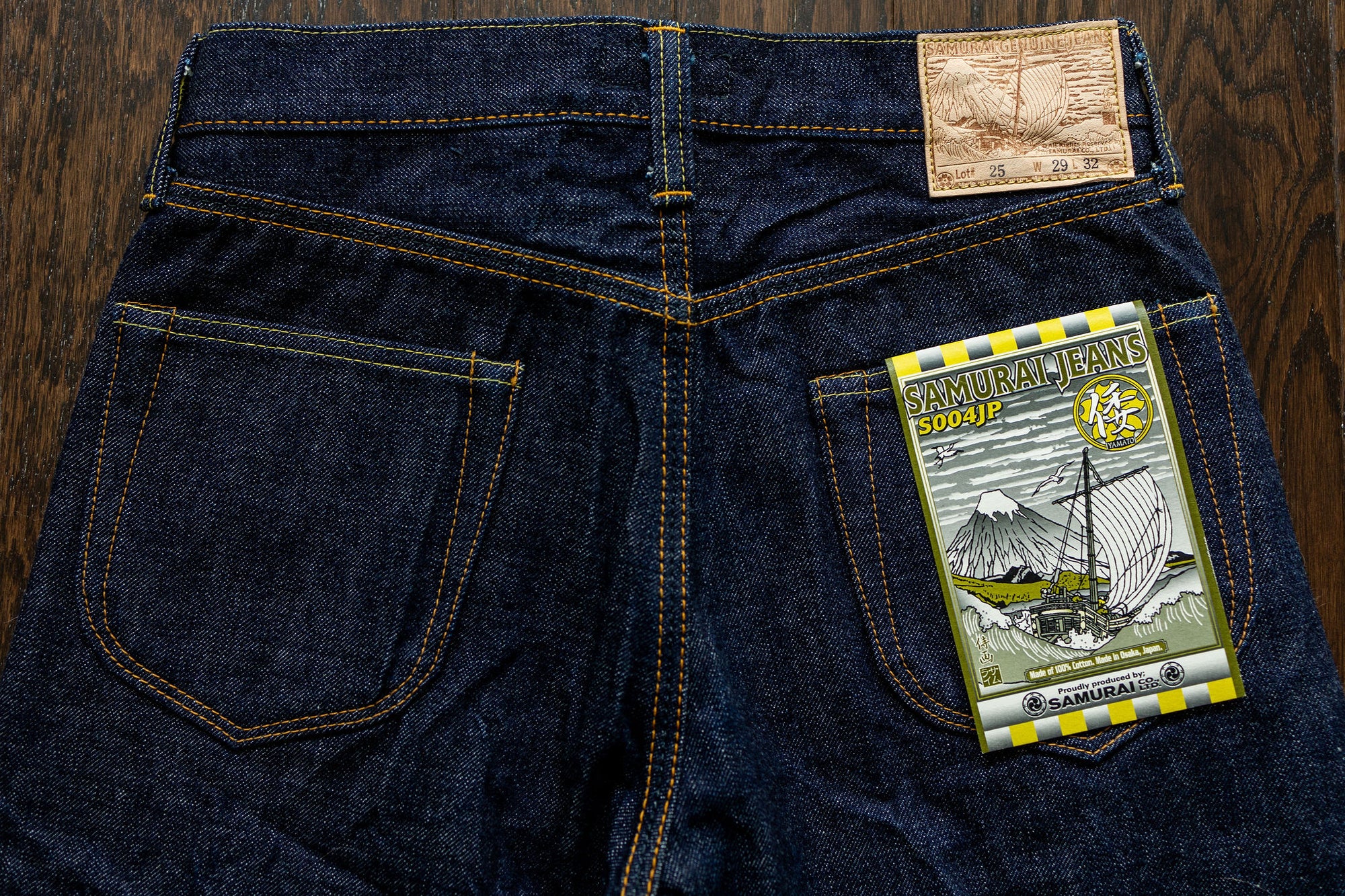 Samurai S004JP 15oz Yamato Series Slim Tapered - One Wash