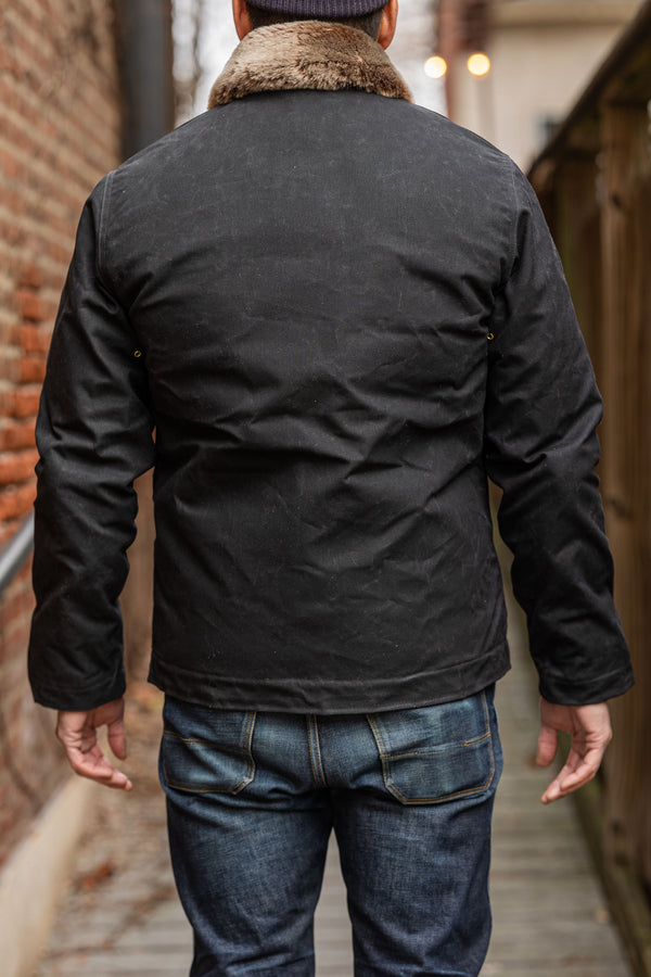 Dehen 1920 N-1 Deck Jacket - Black Kodiak - Franklin & Poe