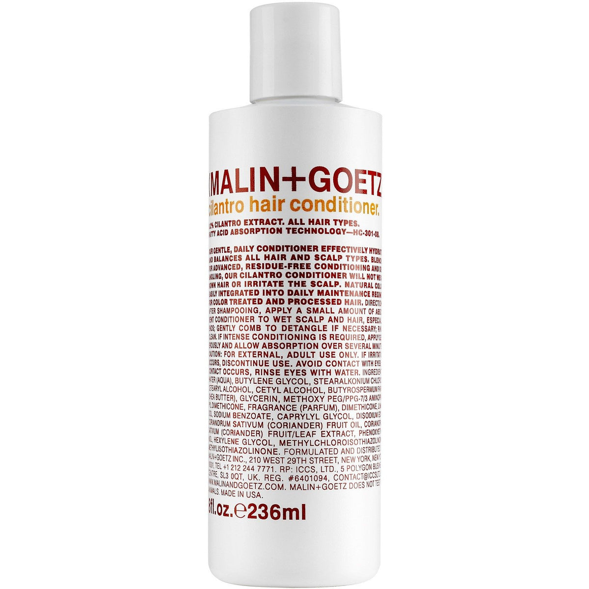 Malin + Goetz Cilantro Hair Conditioner - Franklin & Poe