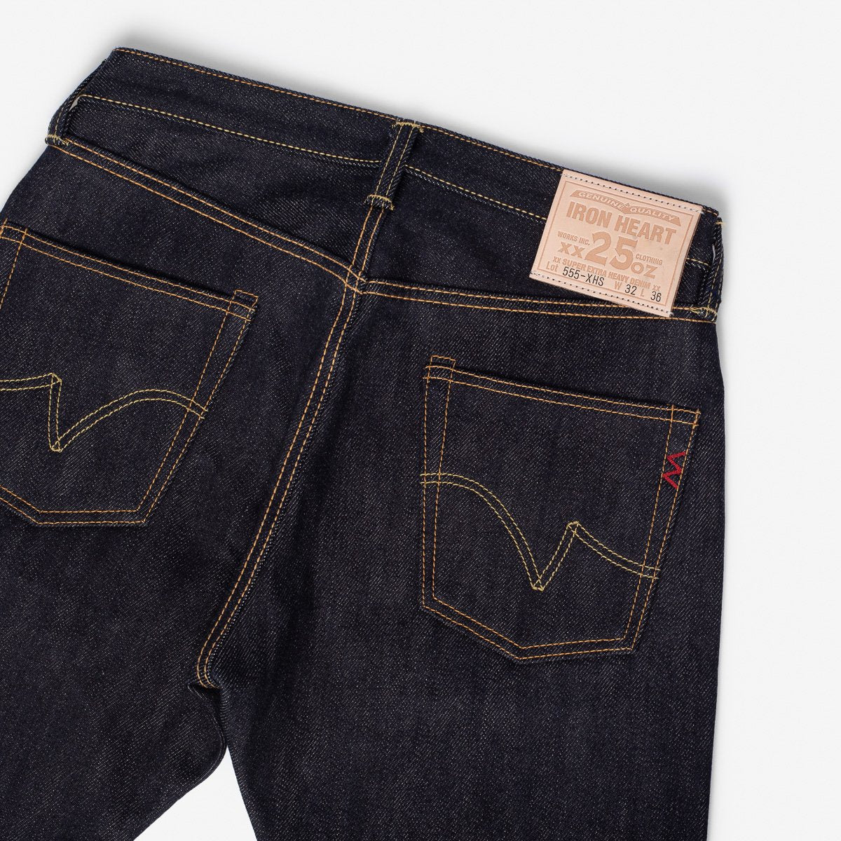 Iron Heart IH-555-XHS - Indigo 25oz Selvedge Denim Super Slim