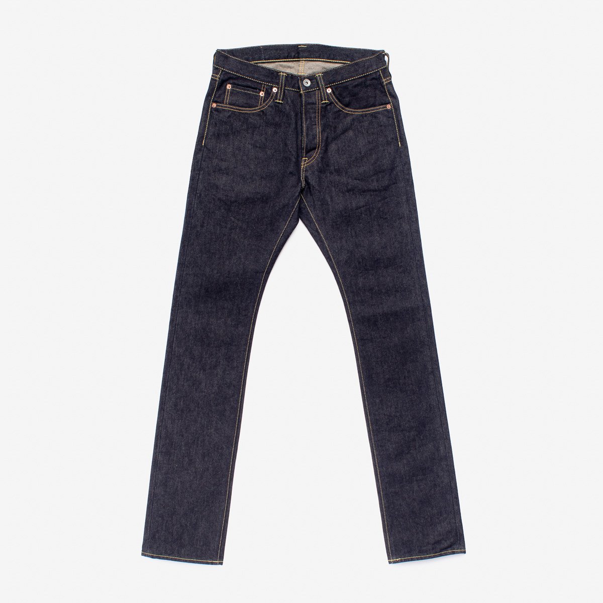 Iron Heart IH-555S-142 14oz Selvedge Denim Super Slim Cut Jeans - Indigo