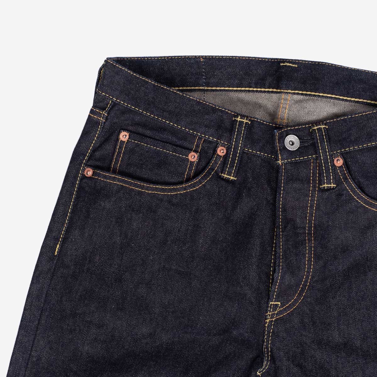 Iron Heart IH-555S-142 14oz Selvedge Denim Super Slim Cut Jeans - Indigo