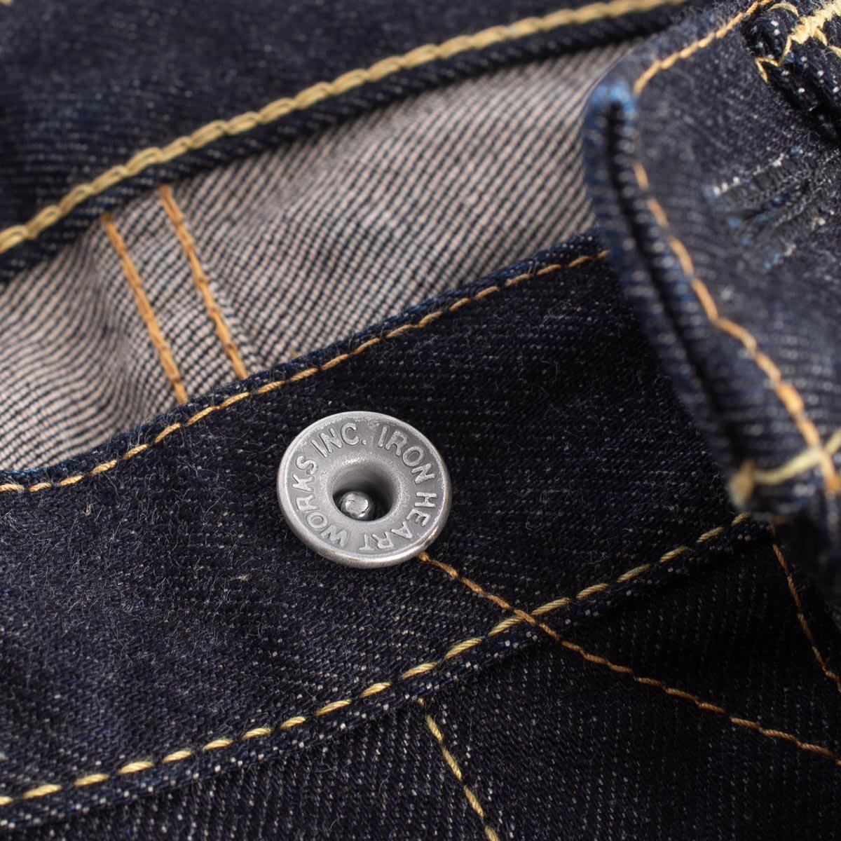 Iron Heart IH-555S-142 14oz Selvedge Denim Super Slim Cut Jeans - Indigo
