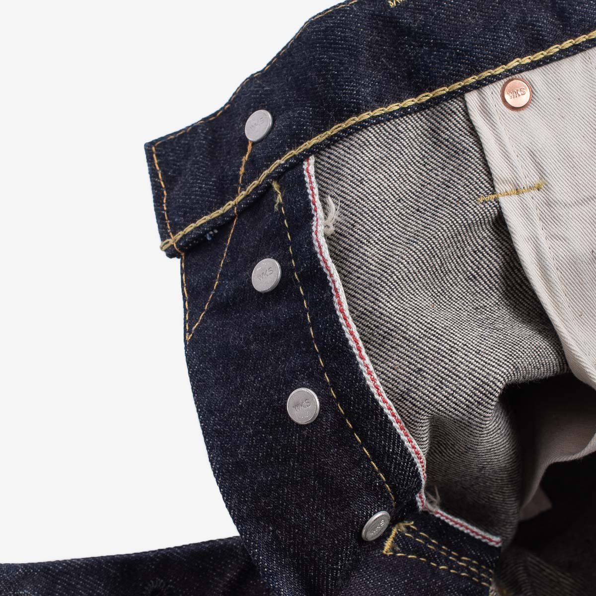 Iron Heart IH-777S-142 14oz Selvedge Denim Slim Tapered Jeans - Indigo