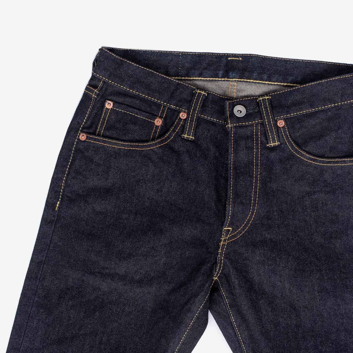 Iron Heart IH-777S-142 14oz Selvedge Denim Slim Tapered Jeans - Indigo