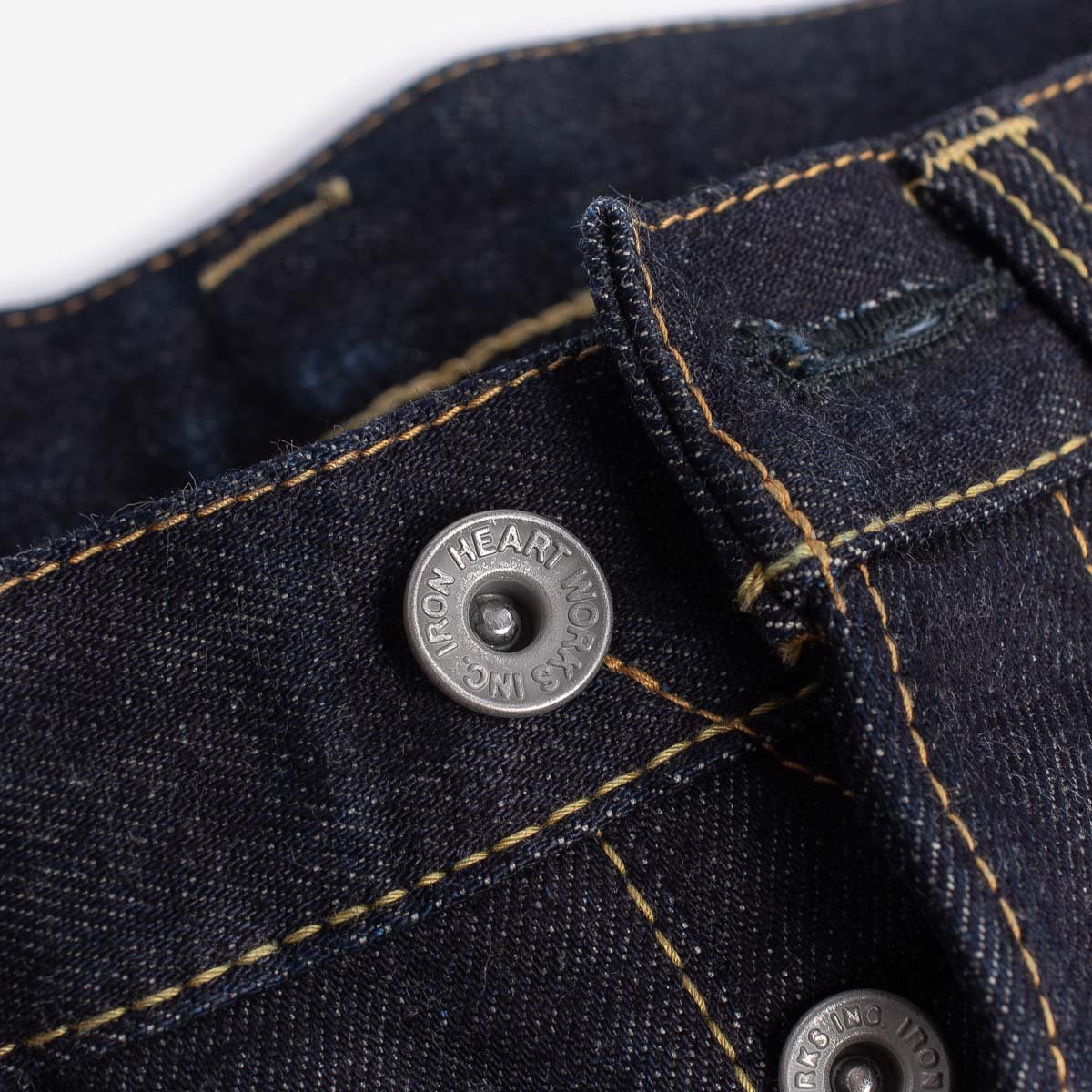 Iron Heart IH-777S-142 14oz Selvedge Denim Slim Tapered Jeans - Indigo