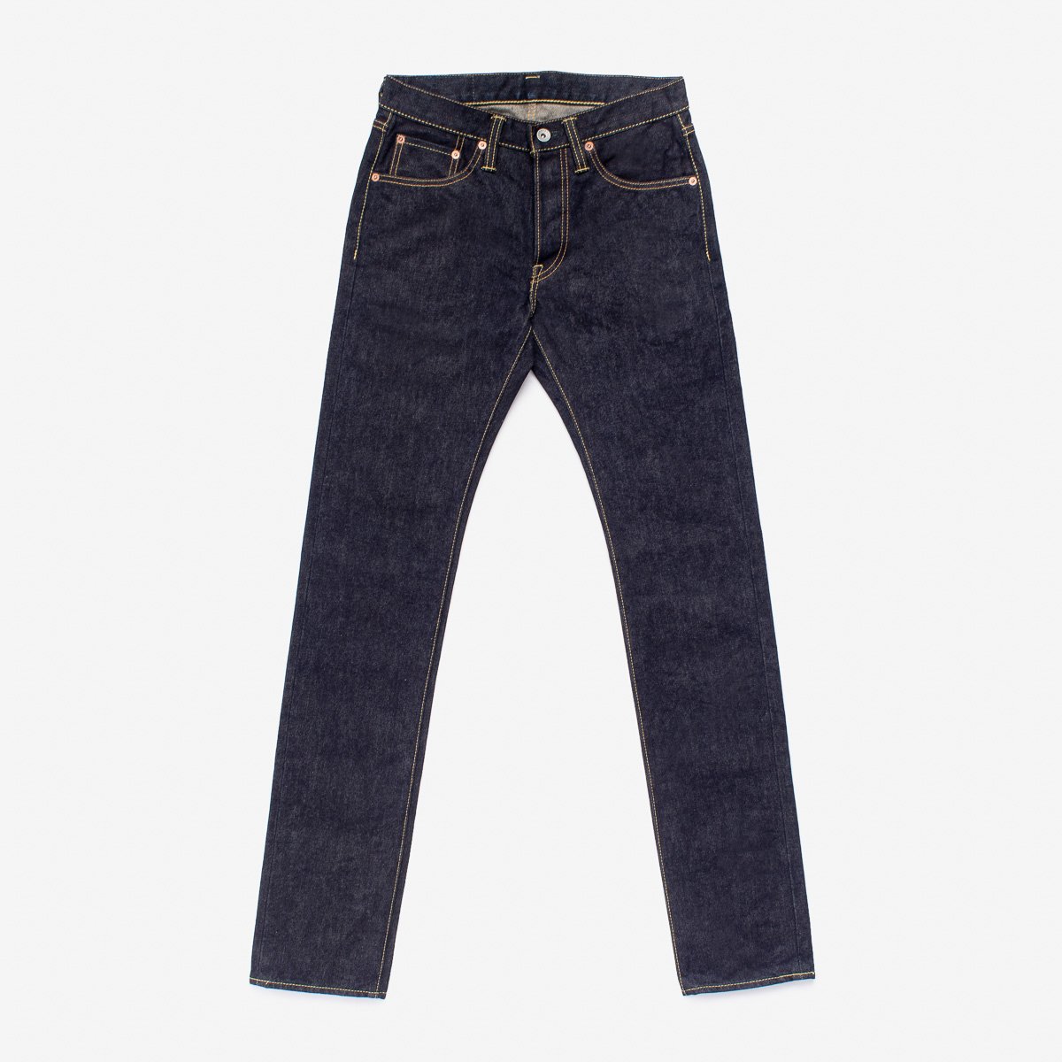 Iron Heart IH-777S-142 14oz Selvedge Denim Slim Tapered Jeans - Indigo