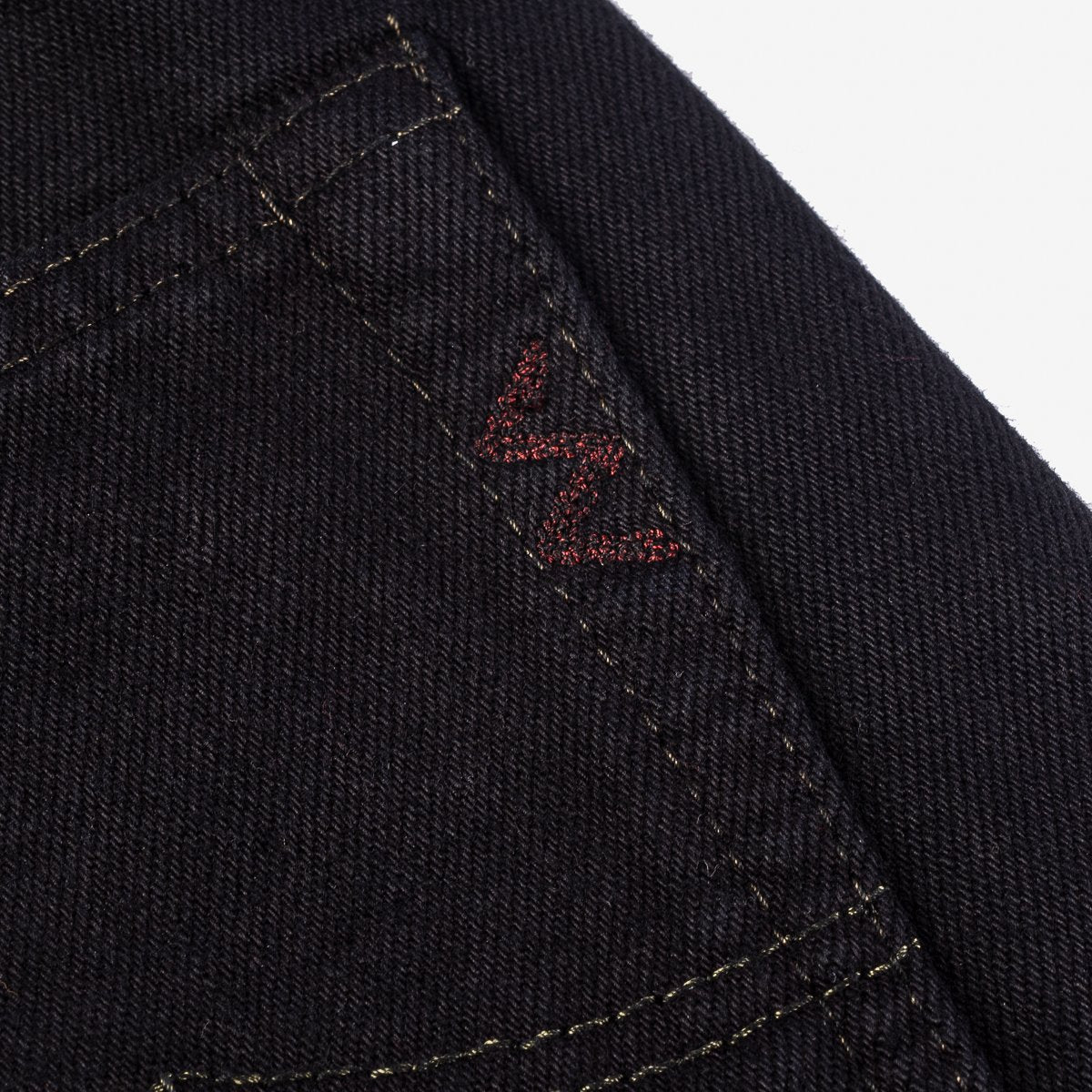 Iron Heart IH-777S-142mb 14oz Selvedge Denim Slim Tapered - Mad Black
