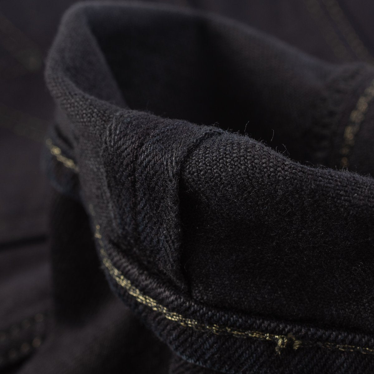 Iron Heart IH-777S-142mb 14oz Selvedge Denim Slim Tapered - Mad Black