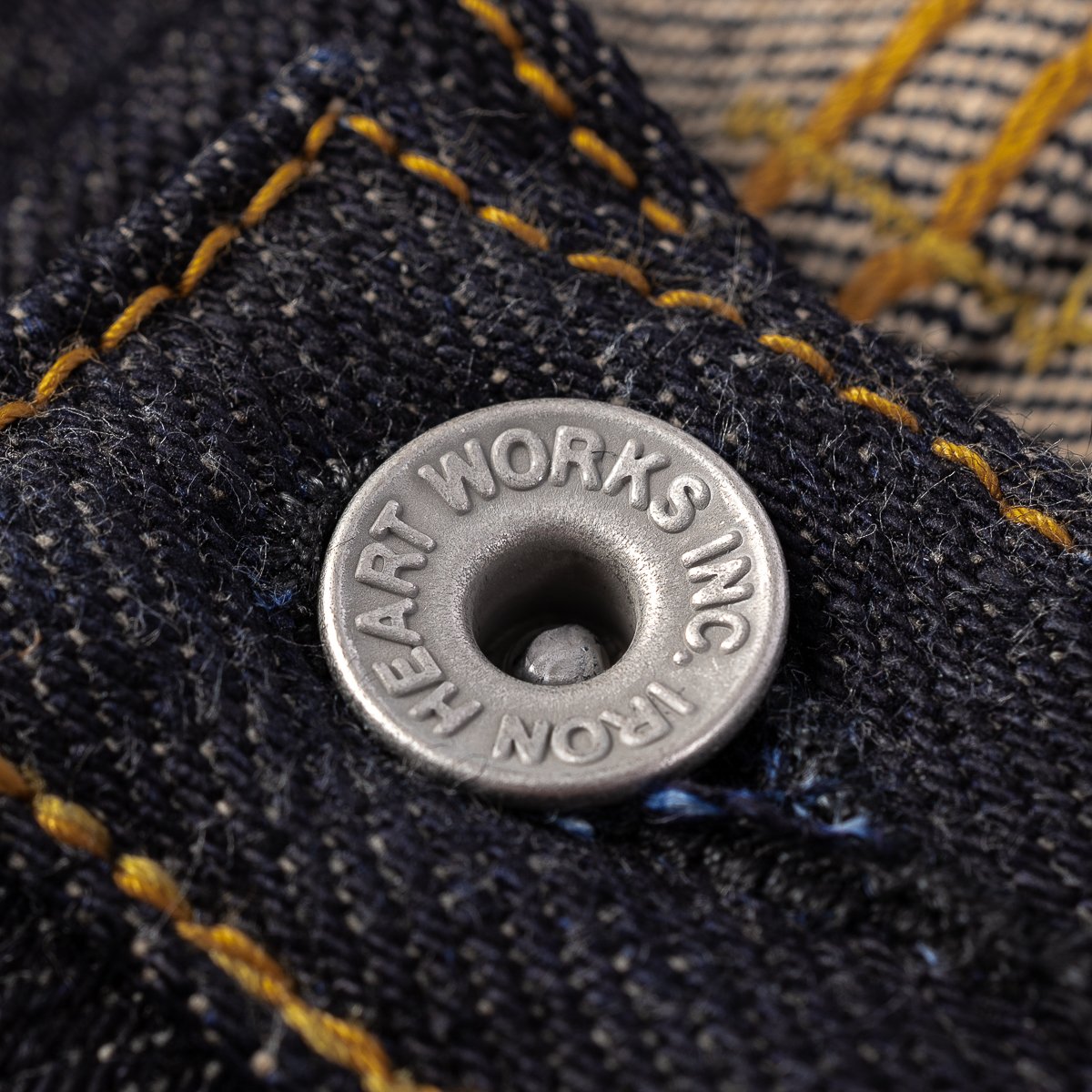 Iron Heart IH-888-XHS 25oz Selvedge Denim Medium/High Rise Tapered Cut Jeans - Indigo