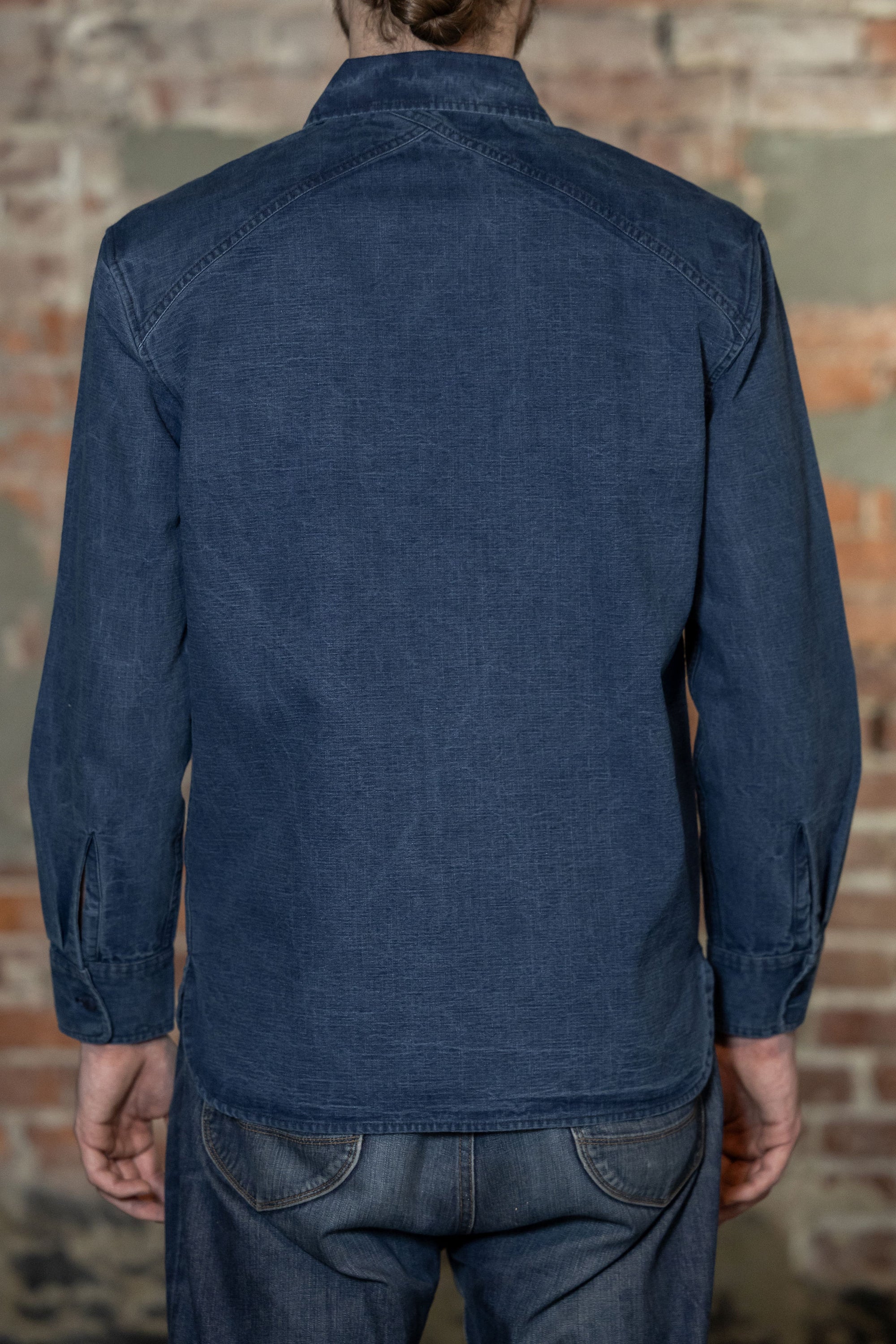 3sixteen USN Overshirt - Stonewashed Indigo Canvas