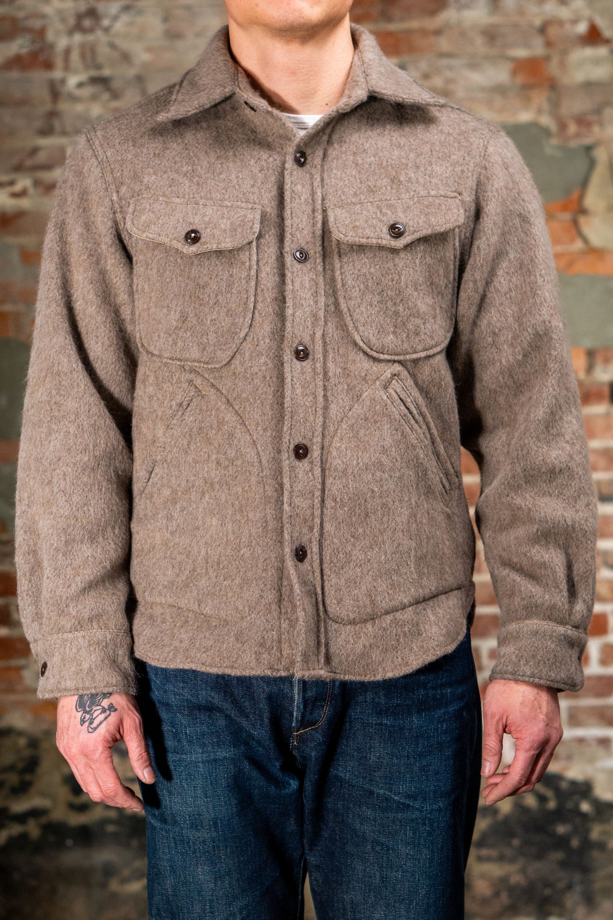 Freenote Cloth Mendon - Tan Wool