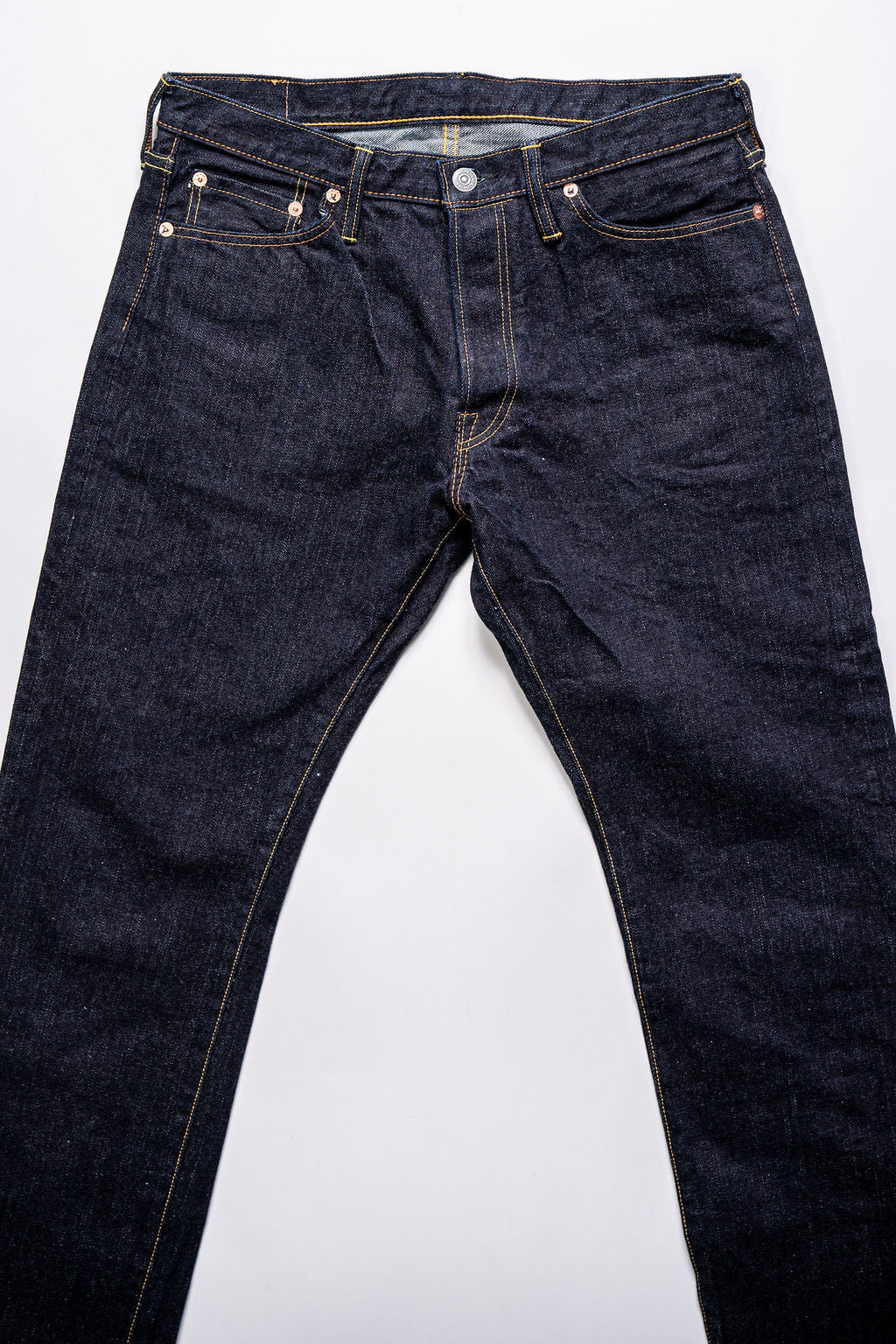 The Flat Head FN-3002 Slim Tapered - 14.5oz Selvedge Denim (One Washed)