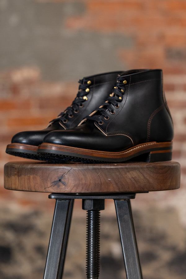 John Lofgren El Capitan Boots - Horween Leather Black Chromexcel