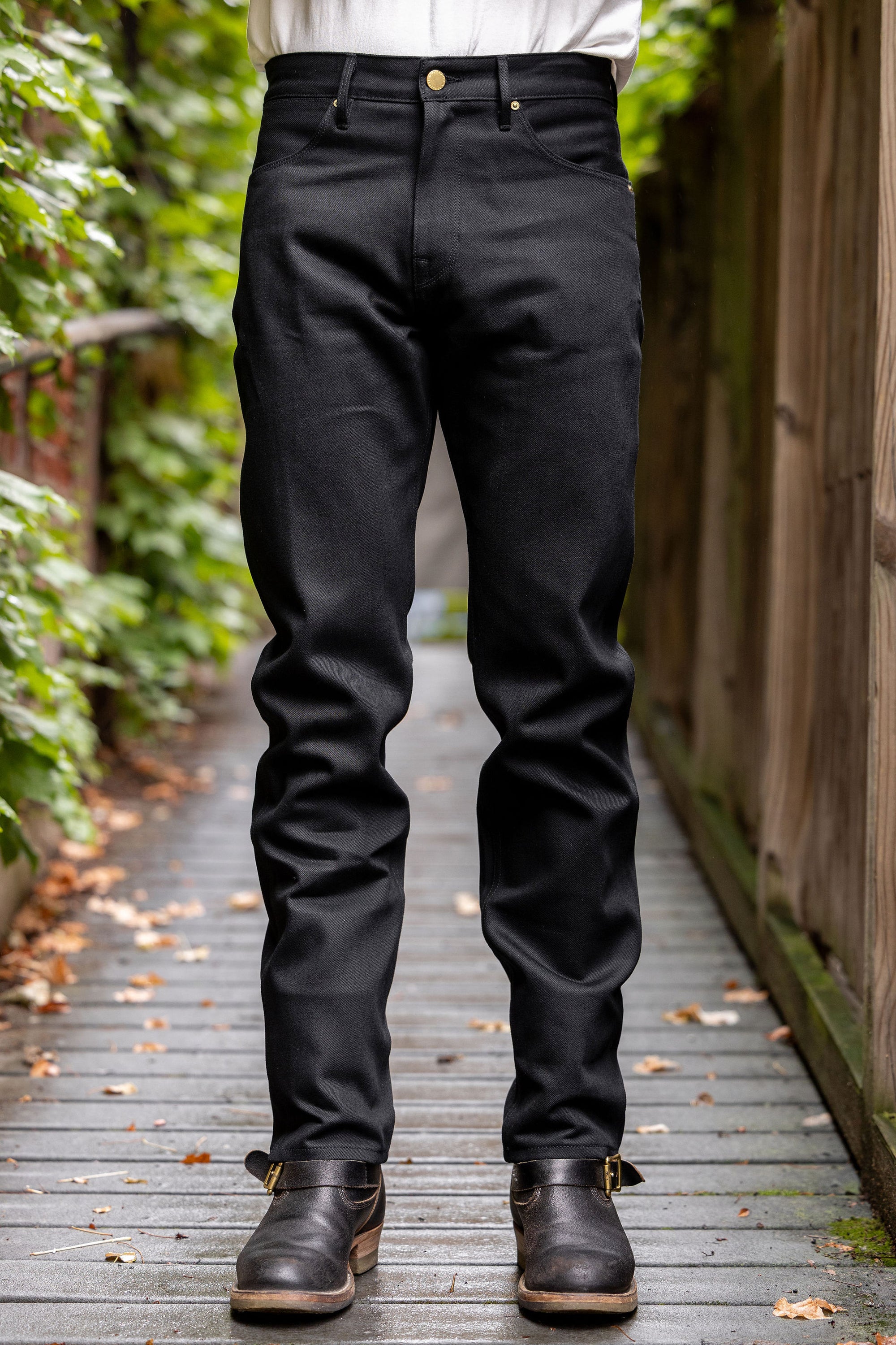 Freenote Cloth Wilkes - 14oz Aces High Black Denim