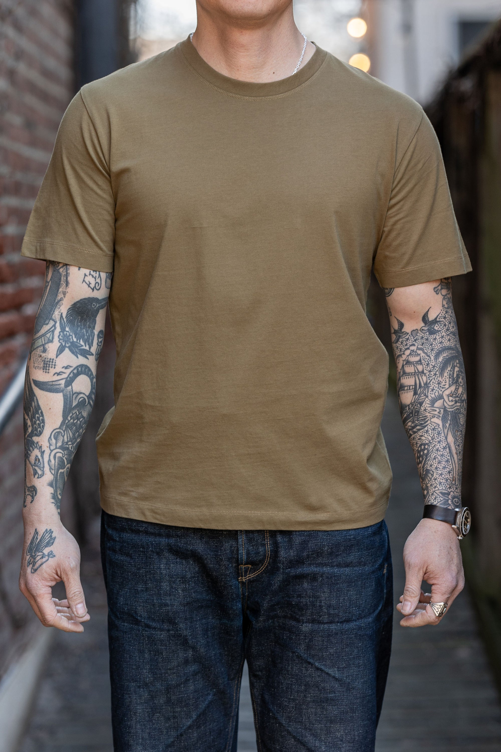 Indigofera Blake T-Shirt - Army Green