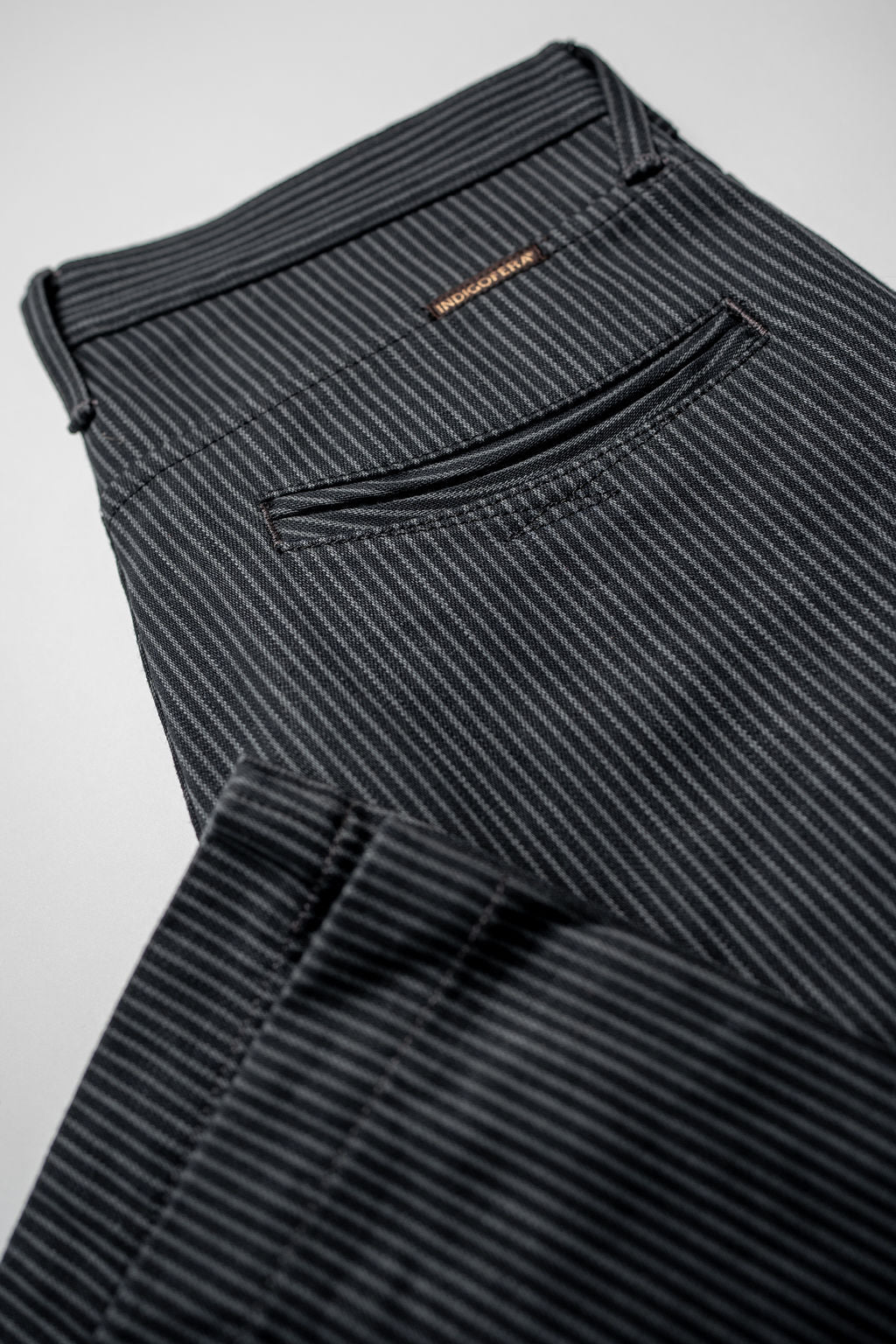 Indigofera Swearengen Pant - Grey/Black Hickory Stripe