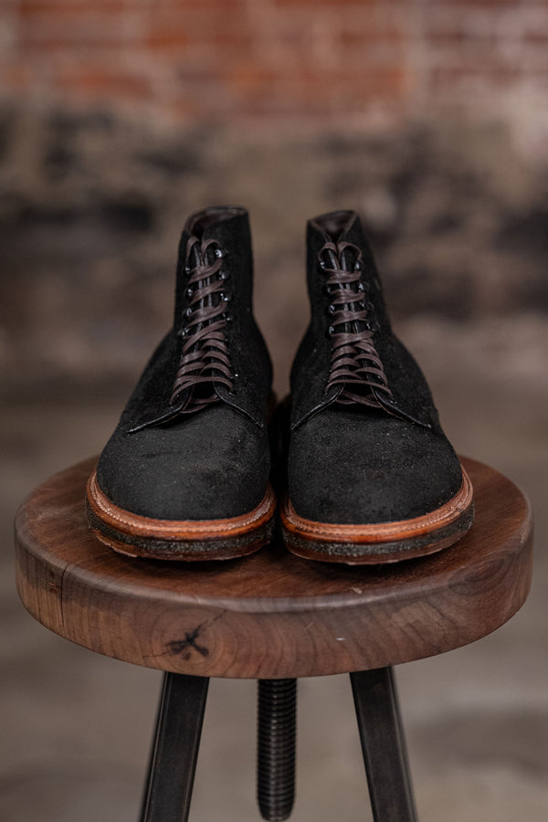 Alden 86065H Plain Toe Boot - Earth Chamois Reverse - Franklin & Poe