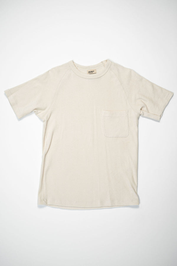 ★HELENE PARIS★ Terry Stud Square Half T-Shirt Oatmeal NEPA | 네파 Helene Paris Terry Studded Square Half T-shirt