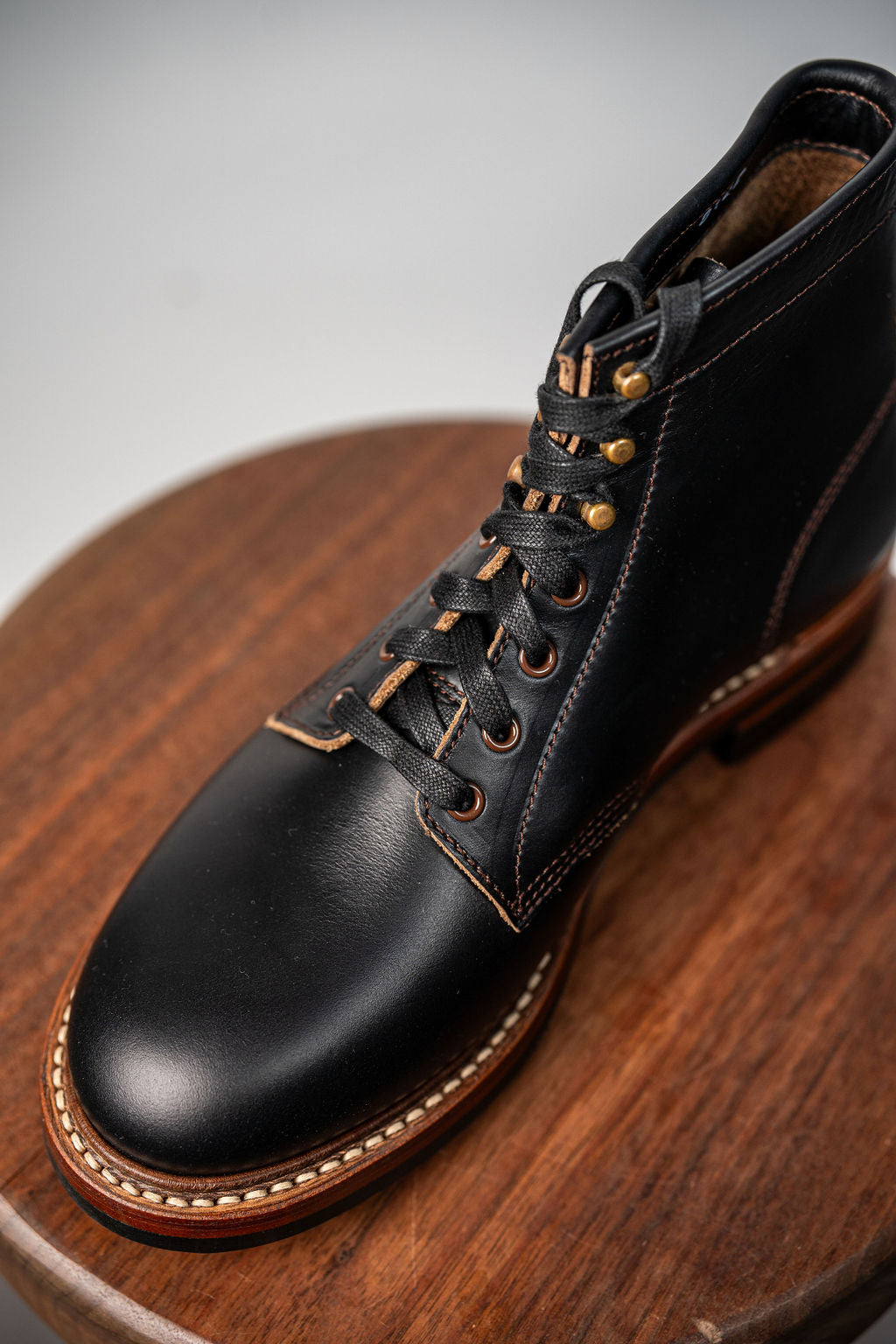 John Lofgren El Capitan Boots - Horween Leather Black Chromexcel