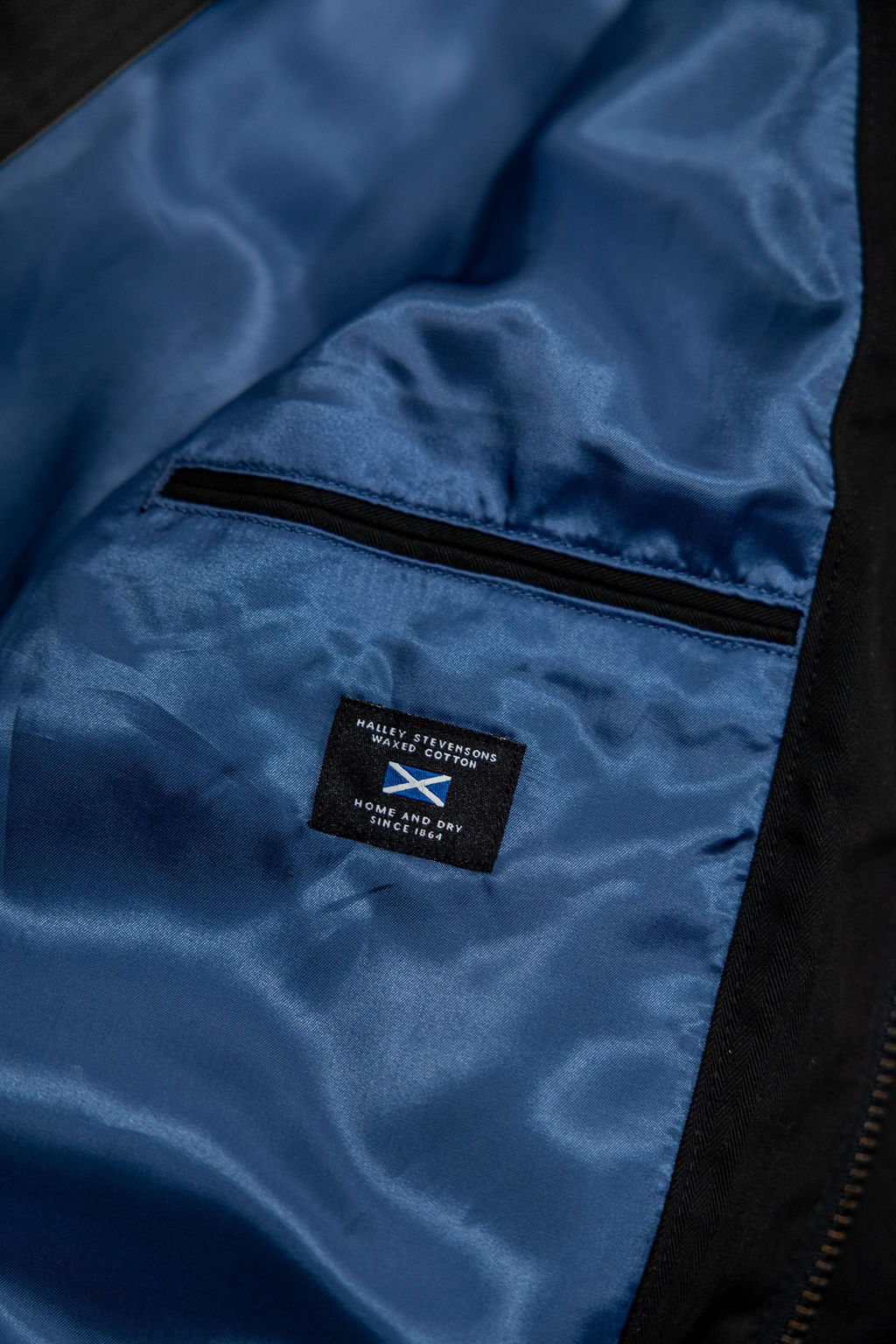 Dehen x Merz b. Schwanen Custom Pilot Jacket - Black Dry Wax Cotton
