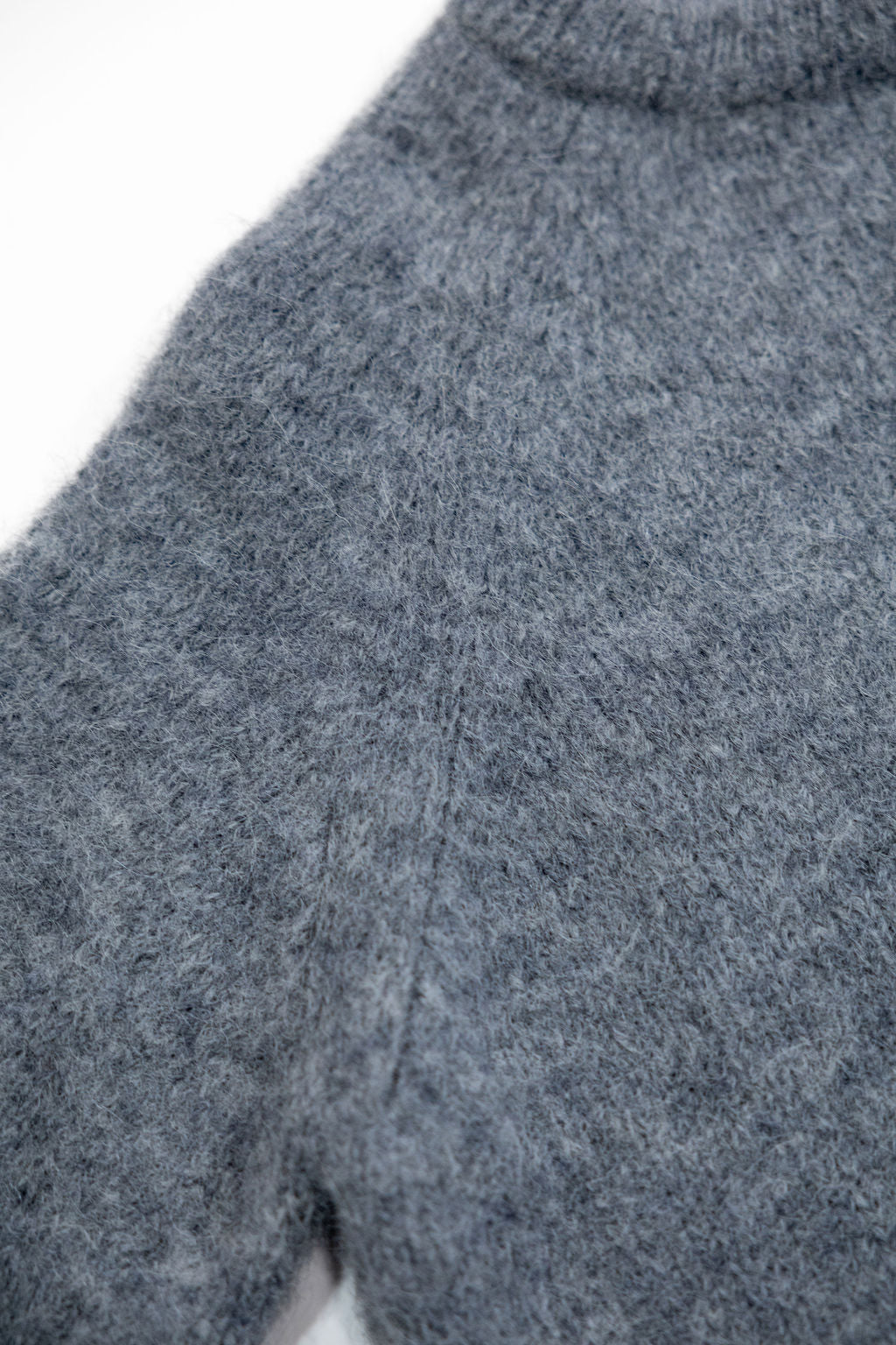 Knickerbocker Fuzz Alpaca Sweater - Charcoal