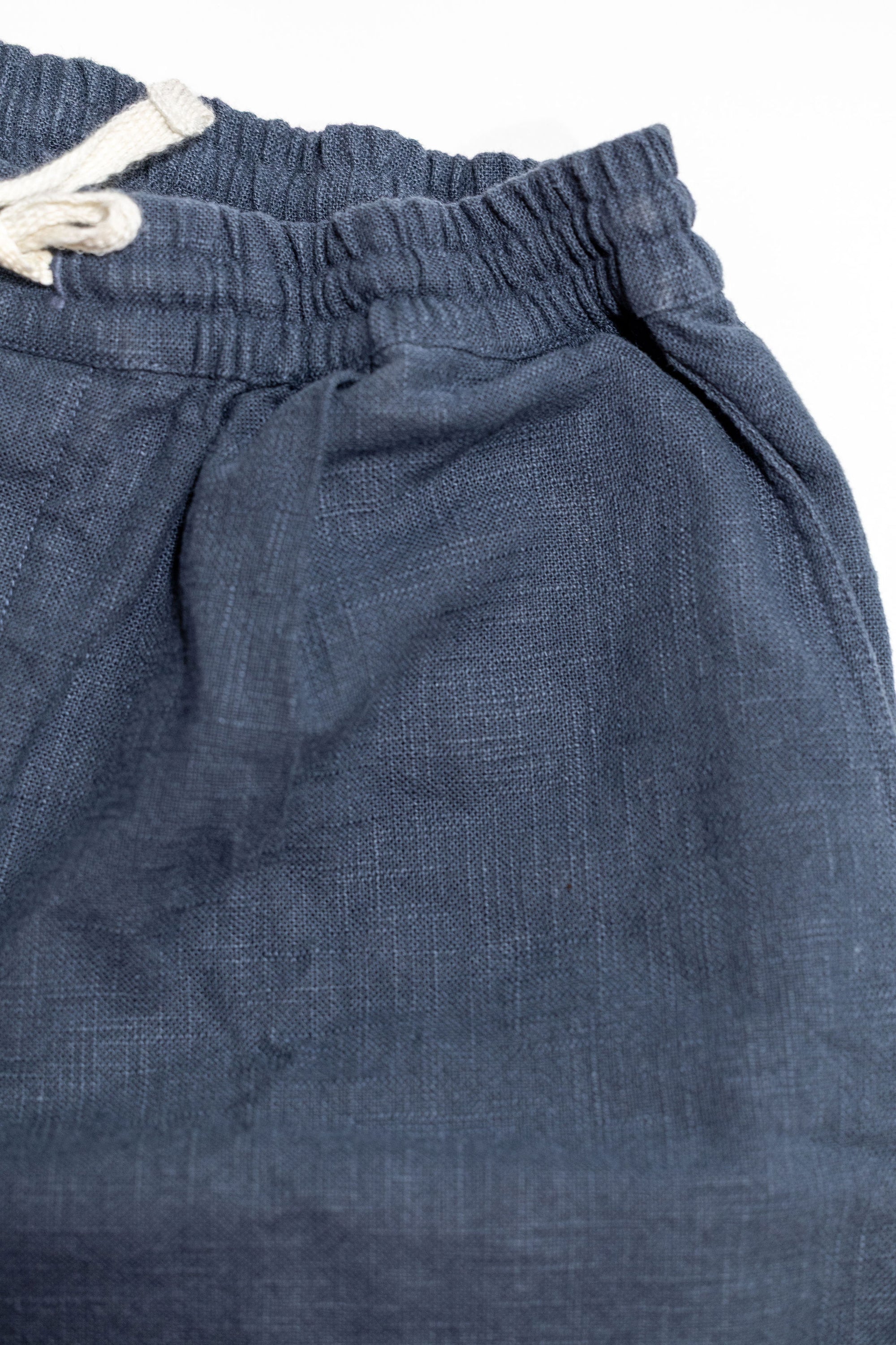 3sixteen Drawstring Shorts - Navy Linen