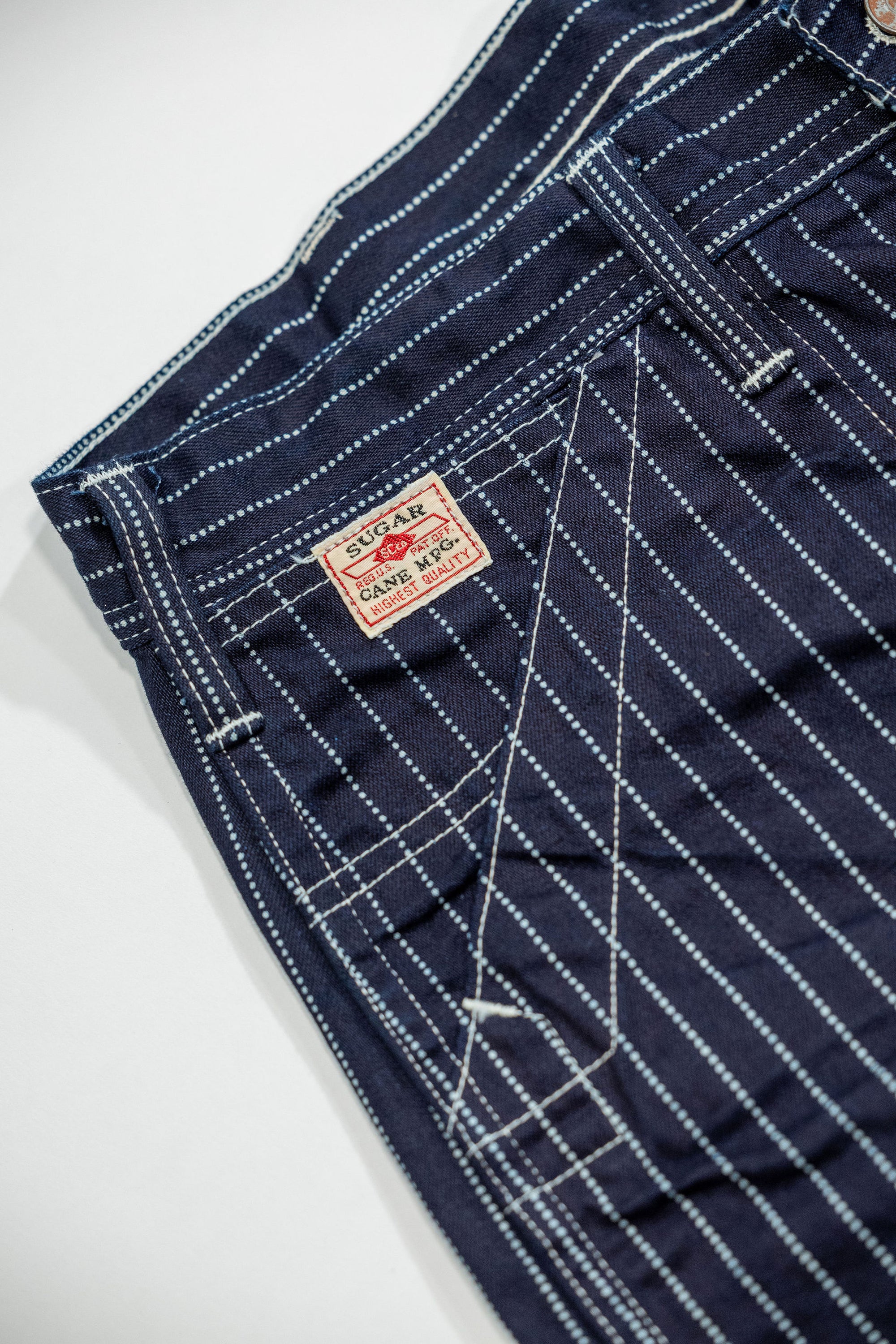 Sugar Cane Engineer Pant - 9oz Wabash Stripe